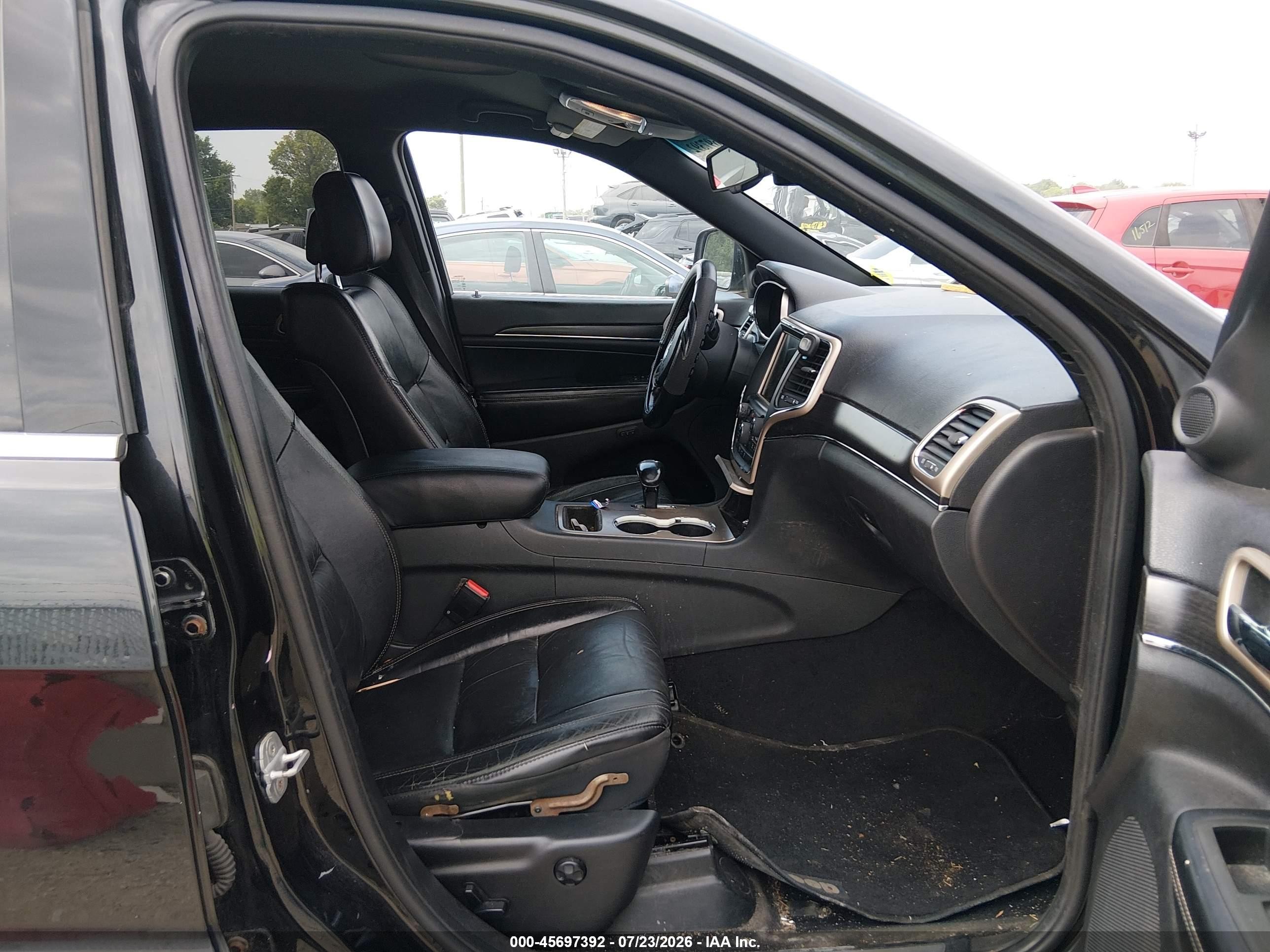 2014 Jeep Grand Cherokee Limited Black vin: 1C4RJEBG6EC180036