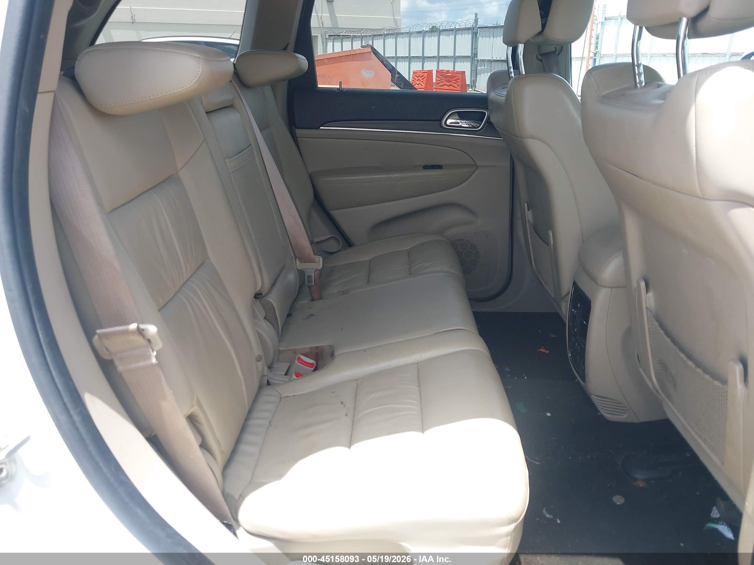 2014 Jeep Grand Cherokee Limited Белый vin: 1C4RJEBG6EC240834