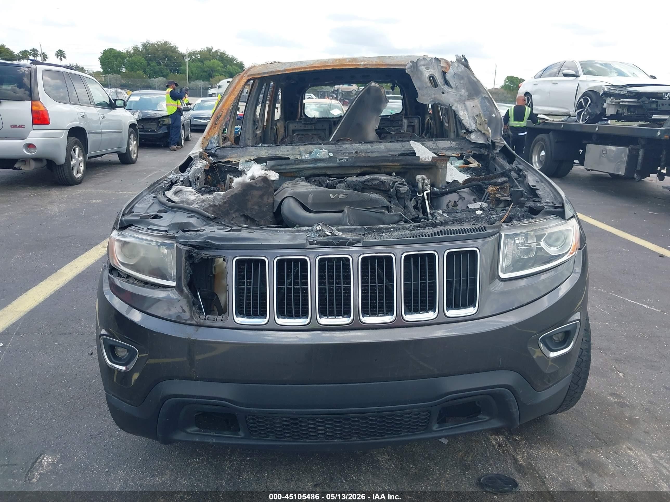 2014 Jeep Grand Cherokee Limited Gray vin: 1C4RJEBG6EC442363