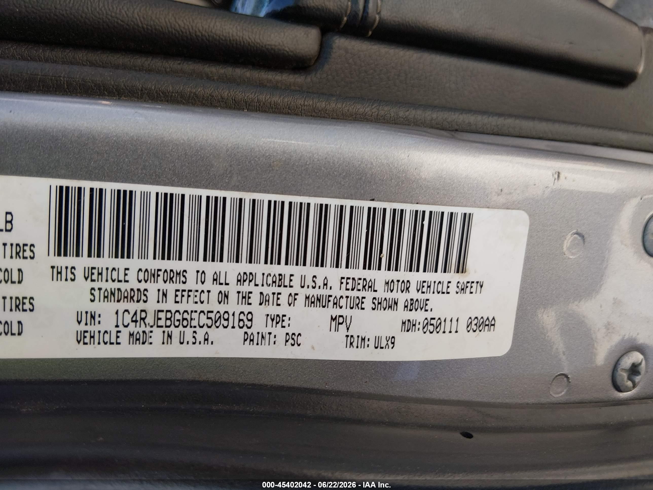 2014 Jeep Grand Cherokee Limited Silver vin: 1C4RJEBG6EC509169