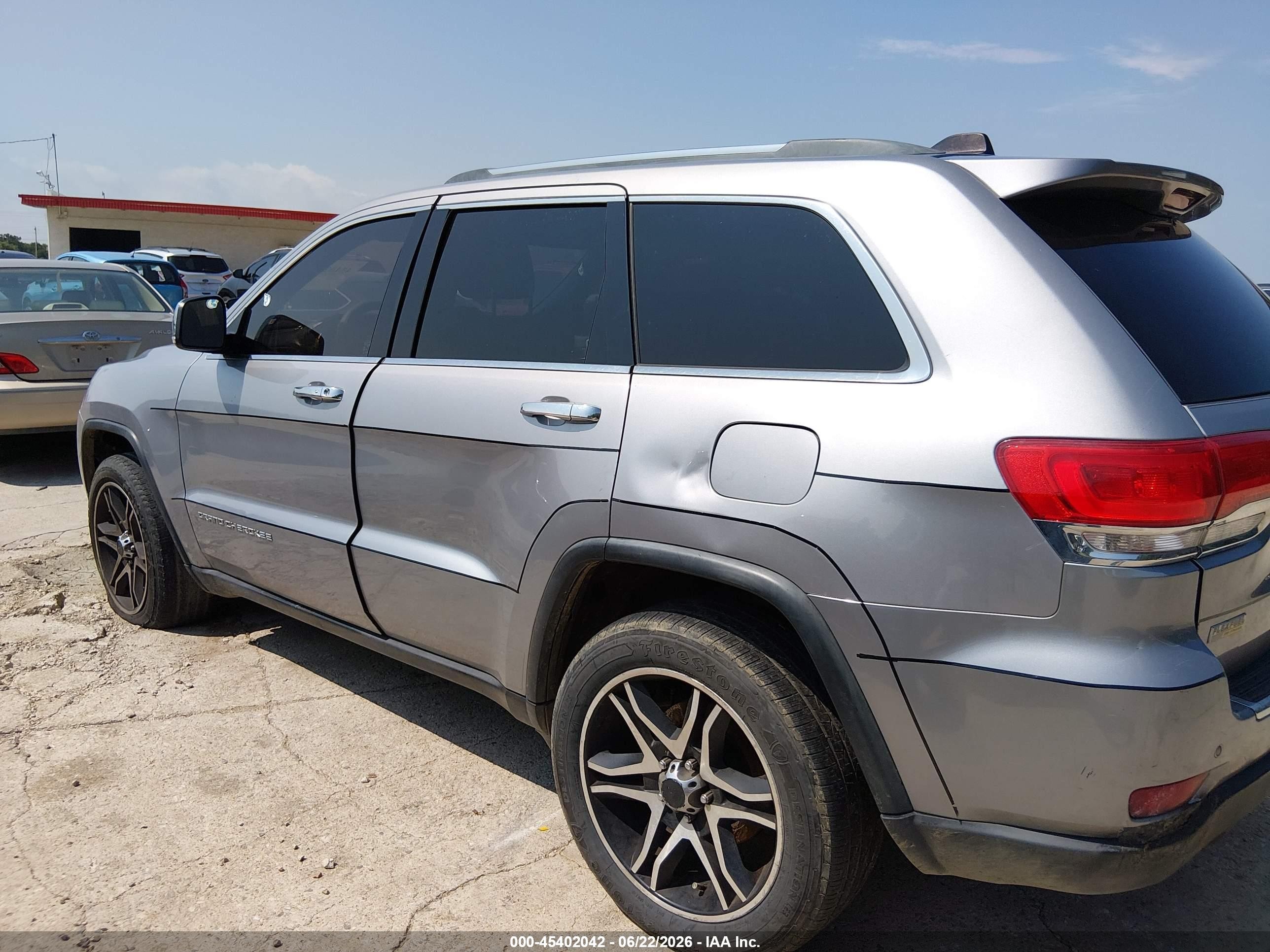2014 Jeep Grand Cherokee Limited Silver vin: 1C4RJEBG6EC509169