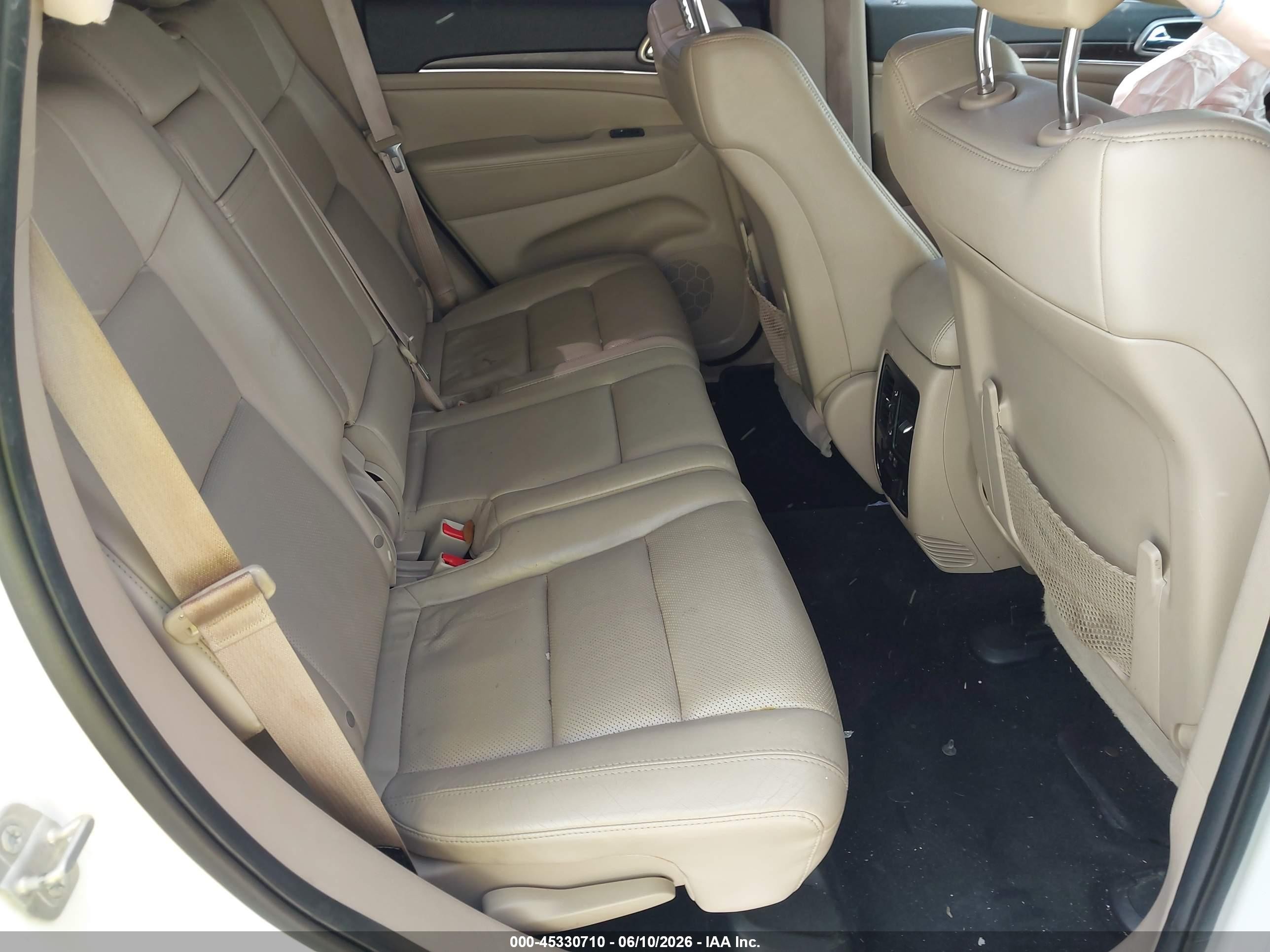 2014 Jeep Grand Cherokee Limited White vin: 1C4RJEBG6EC560011
