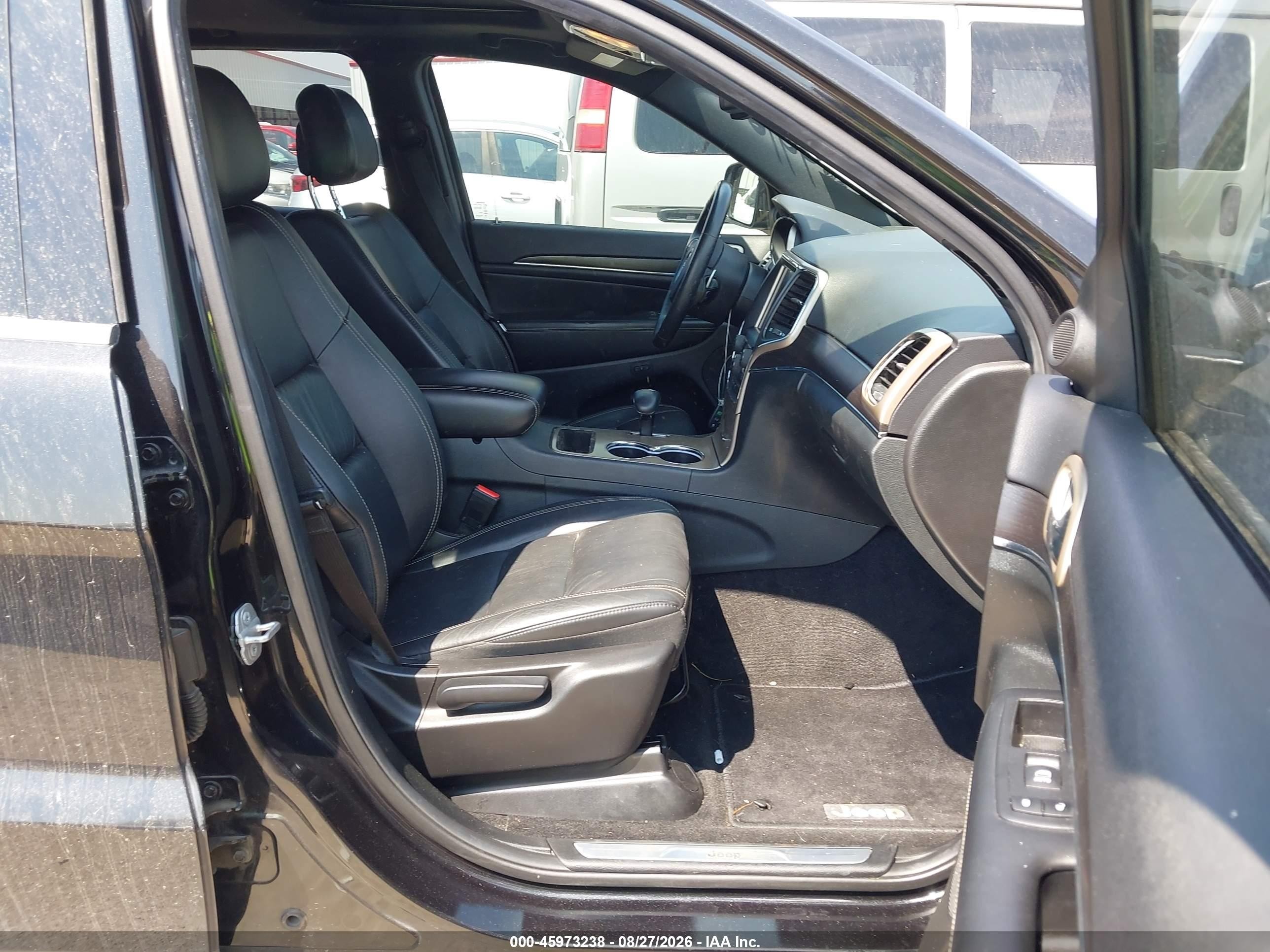 2014 Jeep Grand Cherokee Limited Black vin: 1C4RJEBG6EC573602