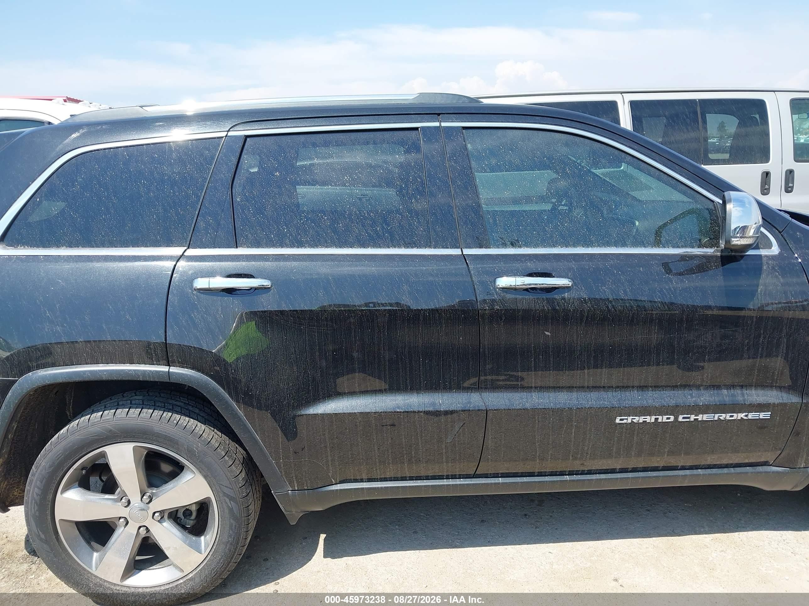 2014 Jeep Grand Cherokee Limited Black vin: 1C4RJEBG6EC573602