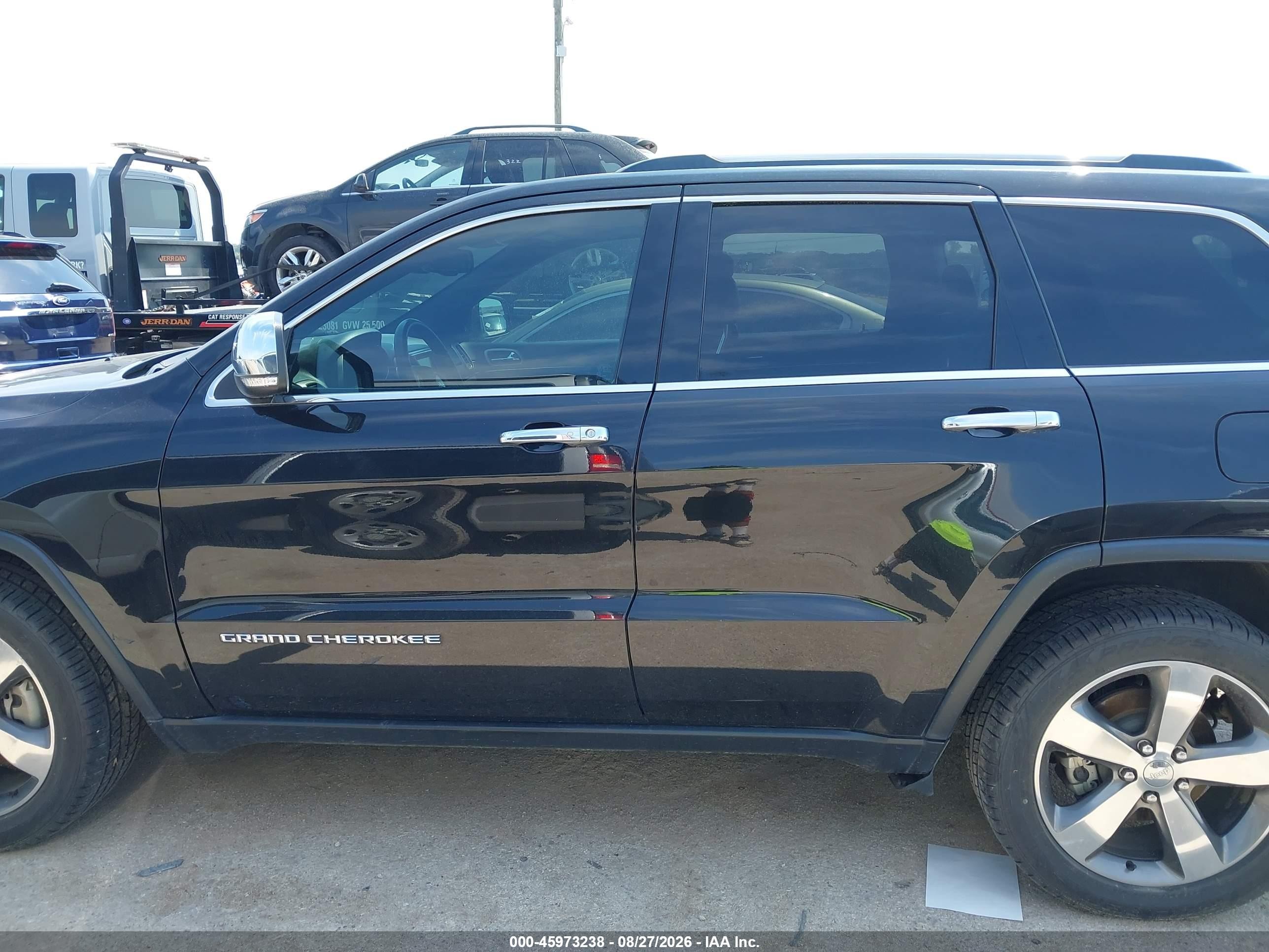 2014 Jeep Grand Cherokee Limited Black vin: 1C4RJEBG6EC573602