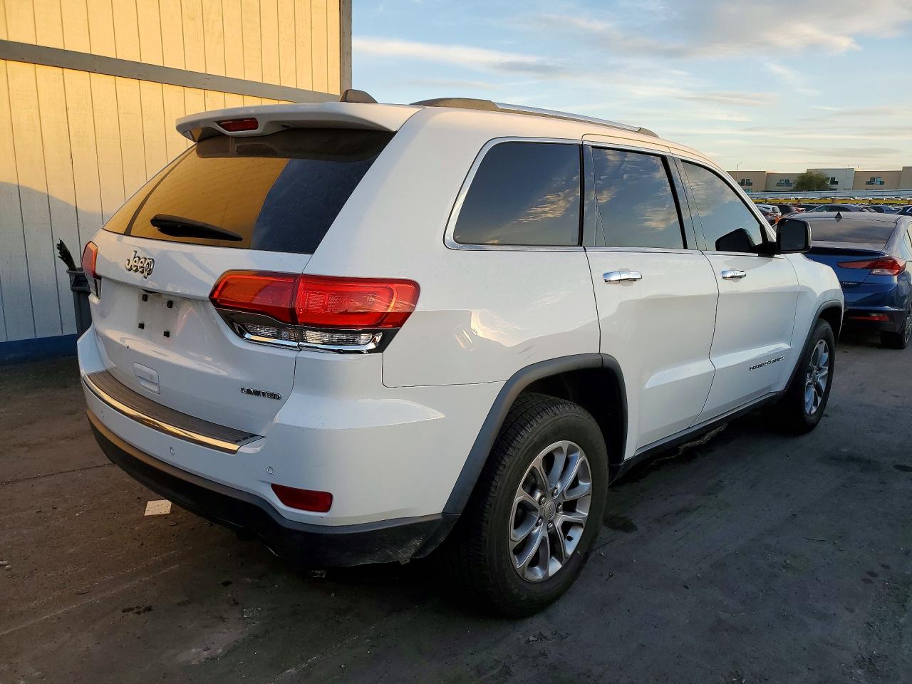 2014 Jeep Grand Cherokee Limited White vin: 1C4RJEBG6EC581005