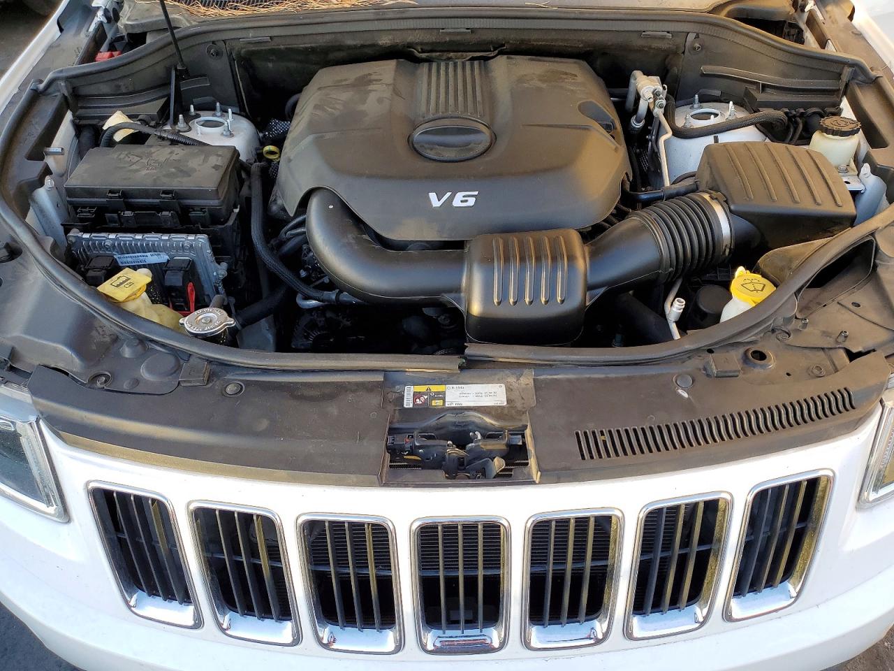 2014 Jeep Grand Cherokee Limited White vin: 1C4RJEBG6EC581005