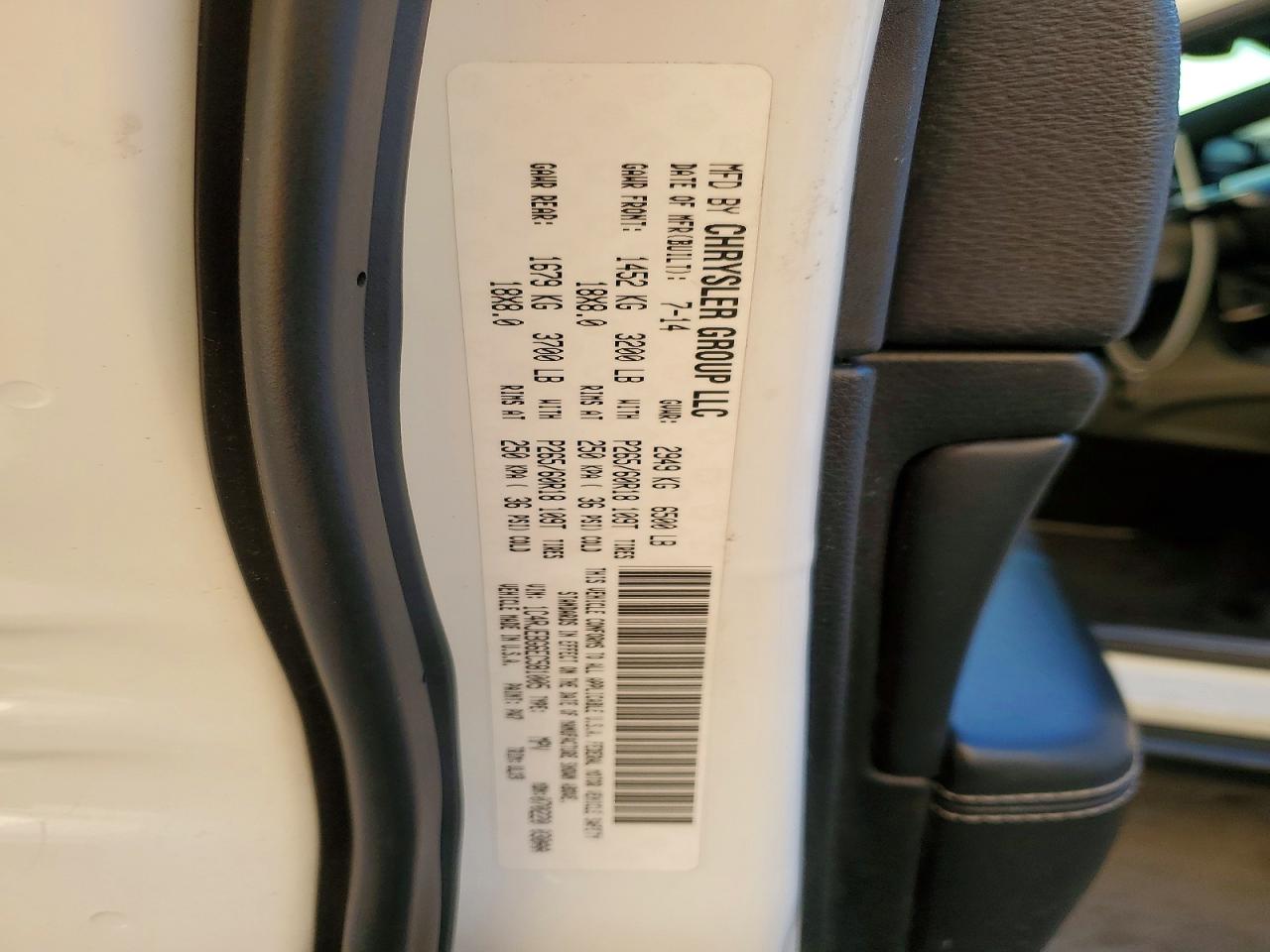 2014 Jeep Grand Cherokee Limited White vin: 1C4RJEBG6EC581005