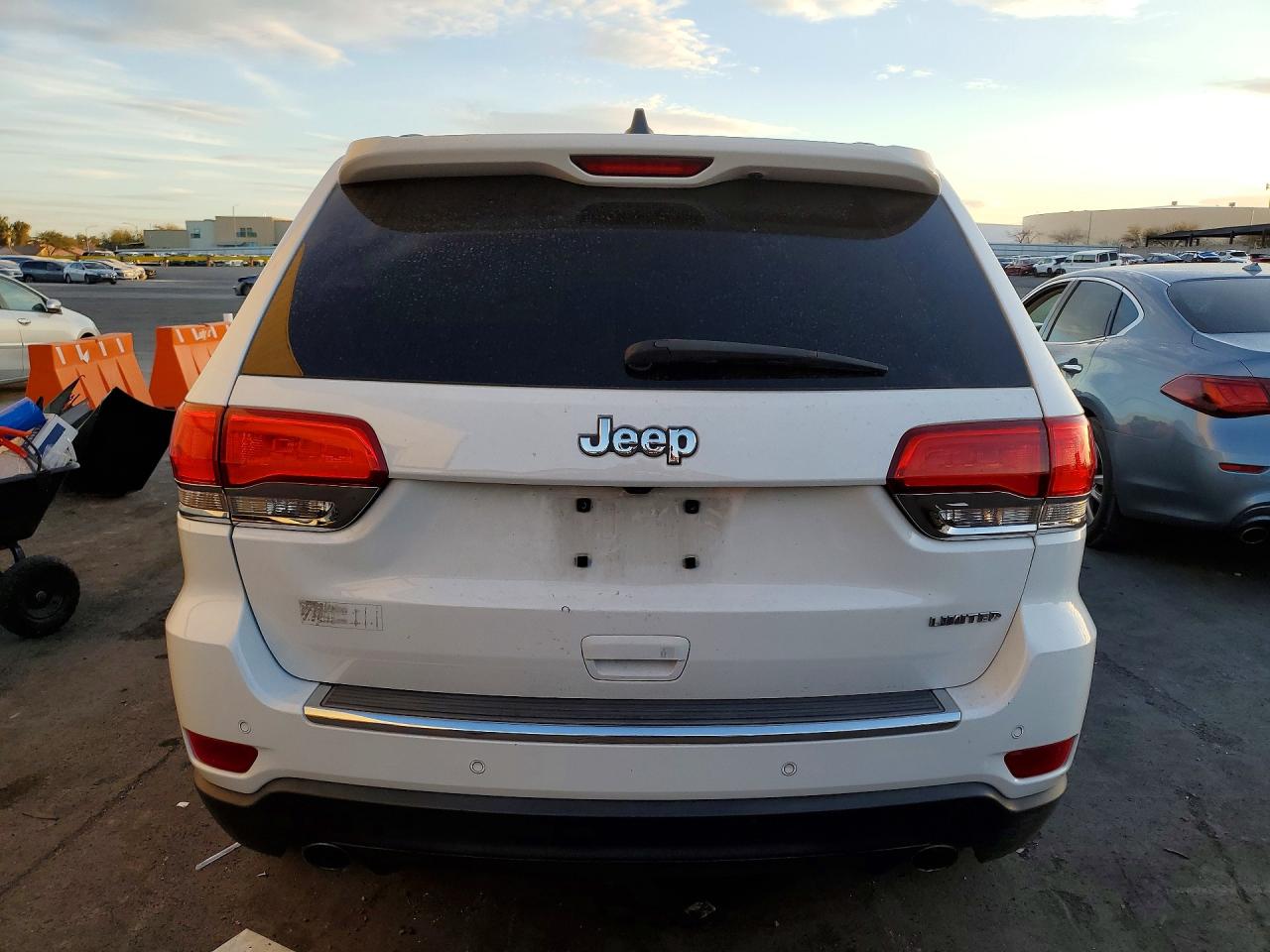 2014 Jeep Grand Cherokee Limited White vin: 1C4RJEBG6EC581005