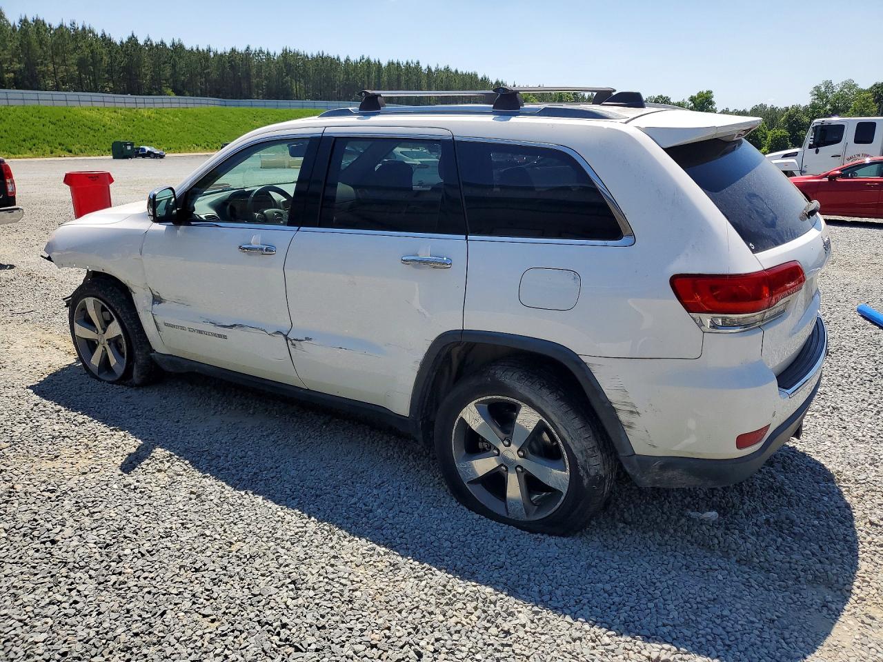 2015 Jeep Grand Cherokee Limited Белый vin: 1C4RJEBG6FC160208