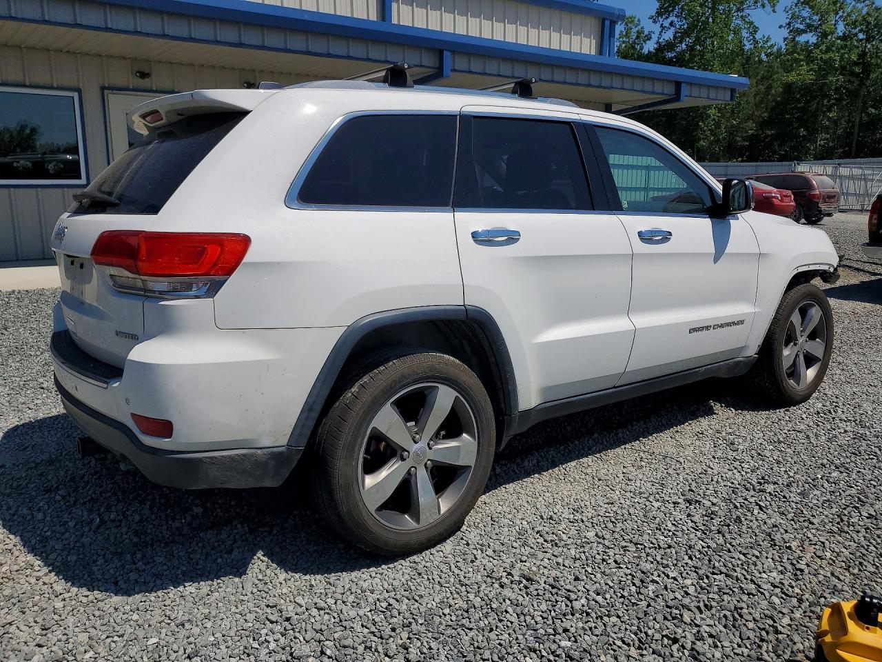 2015 Jeep Grand Cherokee Limited Белый vin: 1C4RJEBG6FC160208