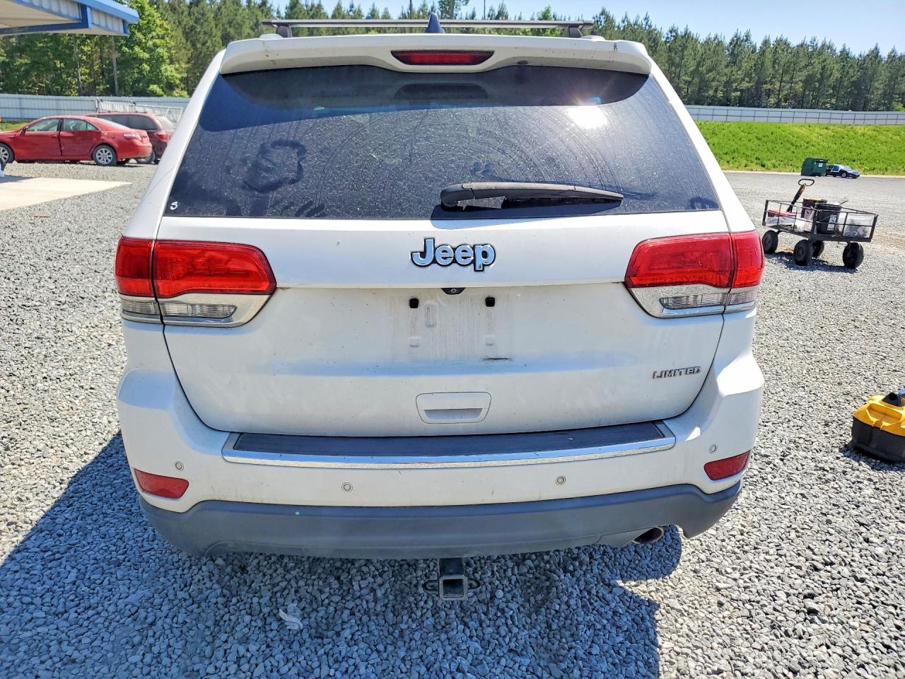 2015 Jeep Grand Cherokee Limited Белый vin: 1C4RJEBG6FC160208