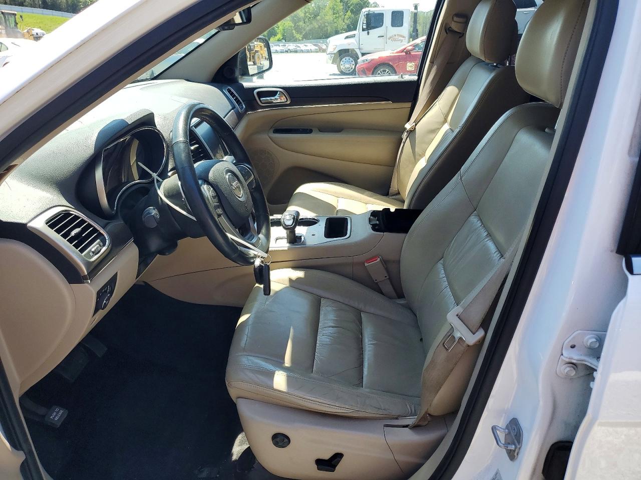 2015 Jeep Grand Cherokee Limited Белый vin: 1C4RJEBG6FC160208