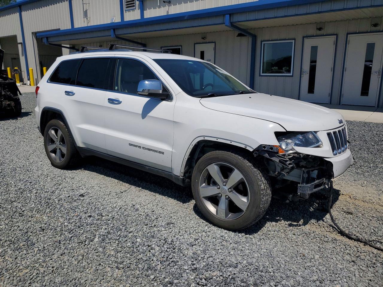 2015 Jeep Grand Cherokee Limited Белый vin: 1C4RJEBG6FC160208