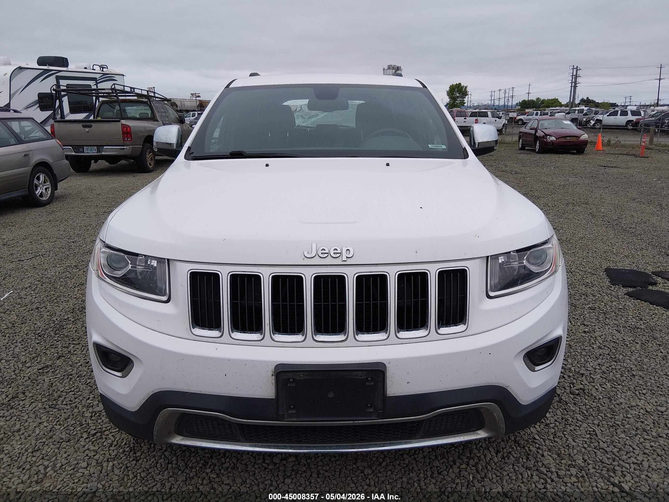 2015 Jeep Grand Cherokee Limited Белый vin: 1C4RJEBG6FC231701