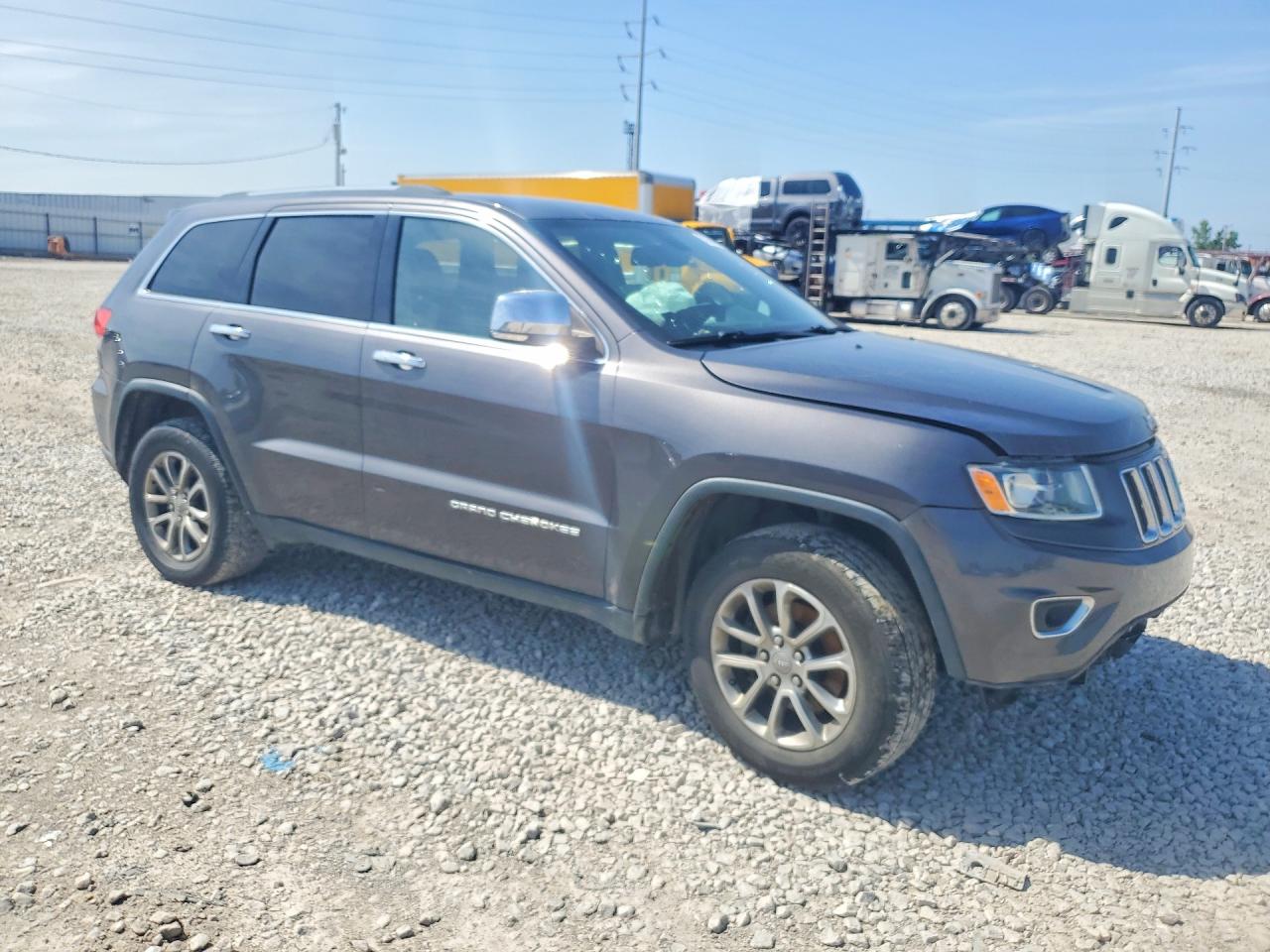 2015 Jeep Grand Cherokee Limited Gray vin: 1C4RJEBG6FC951774