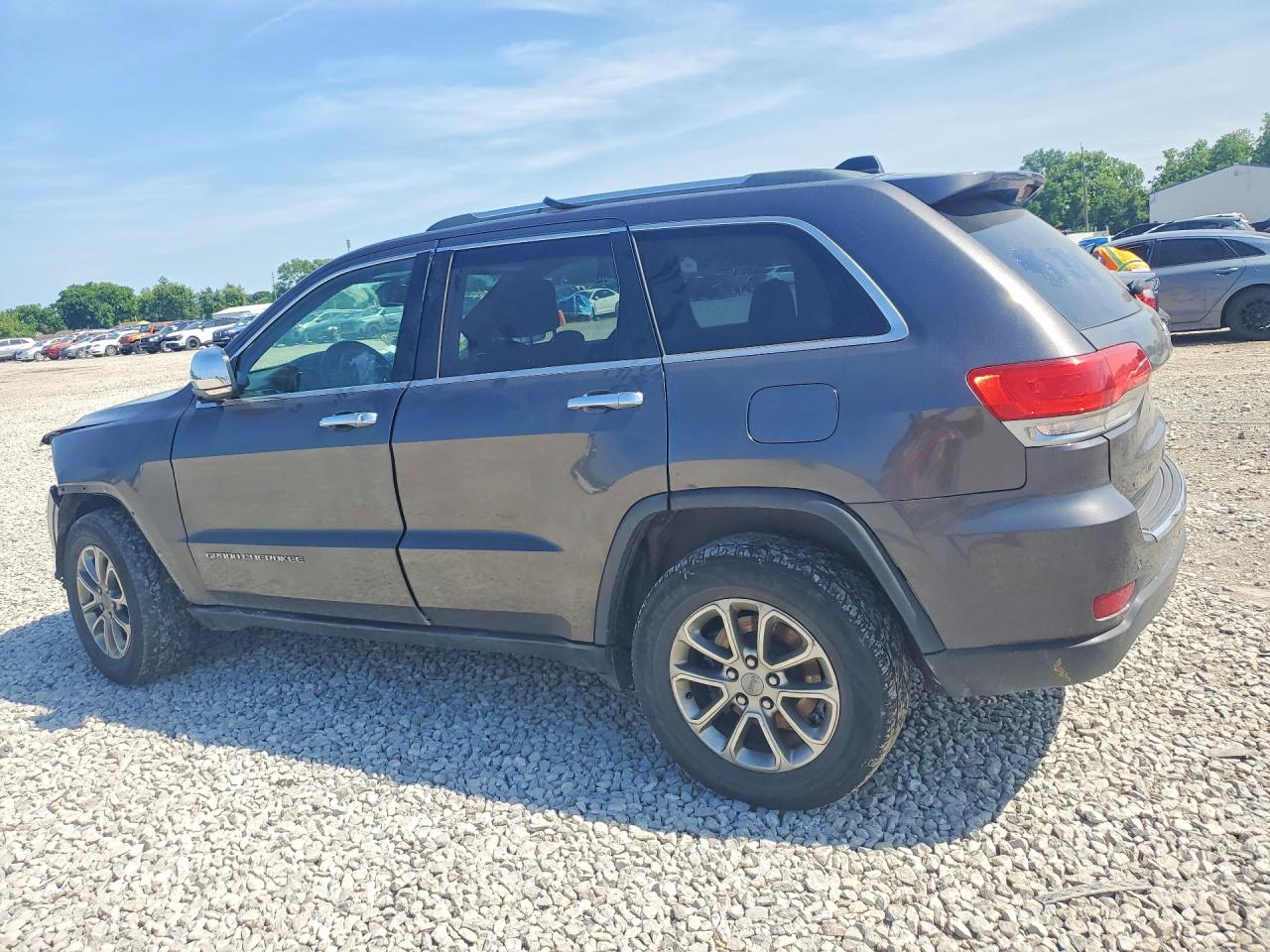 2015 Jeep Grand Cherokee Limited Gray vin: 1C4RJEBG6FC951774
