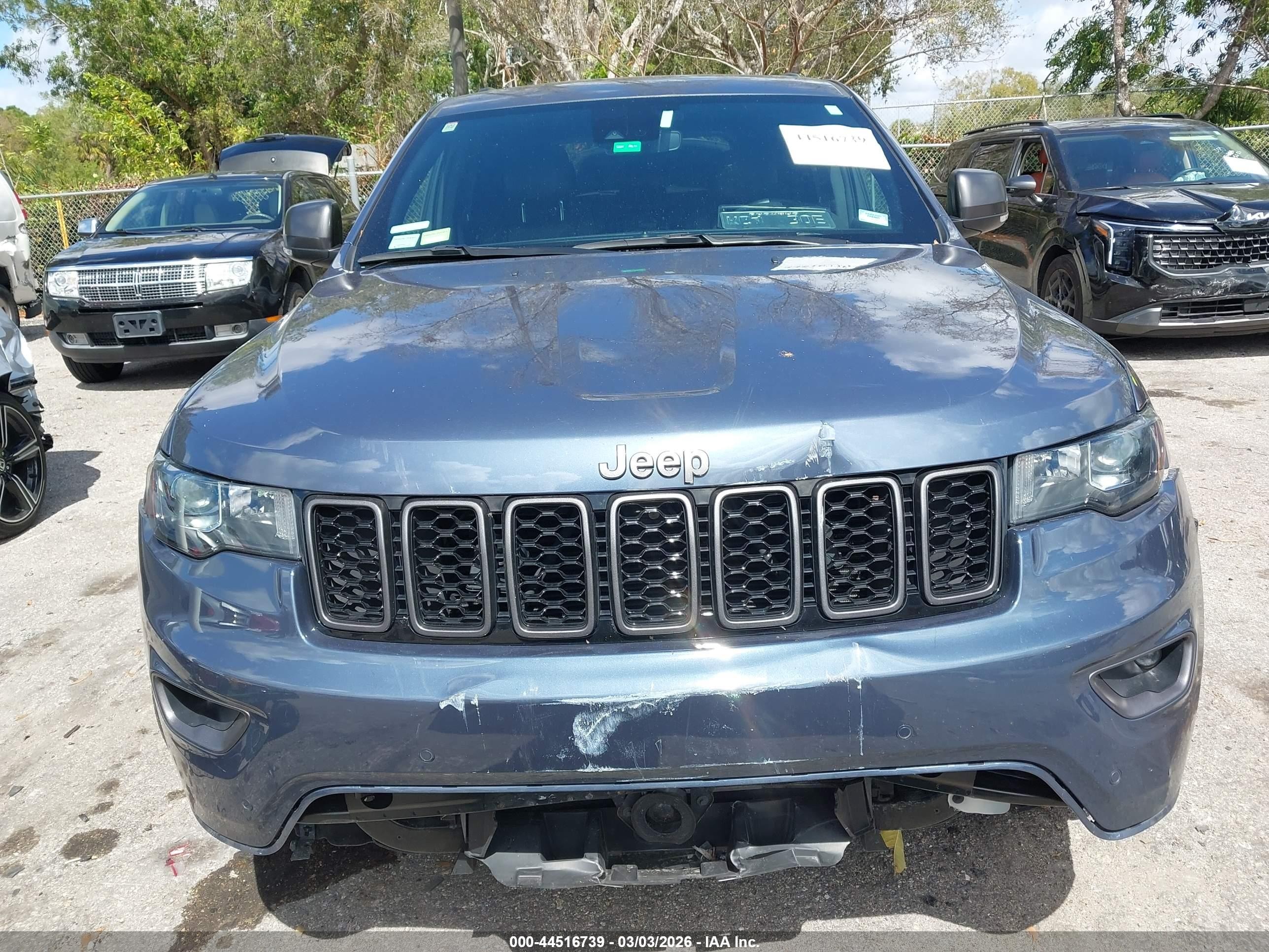 2021 Jeep Grand Cherokee 80th Anniversary 4x2 Light Blue vin: 1C4RJEBG6MC802794