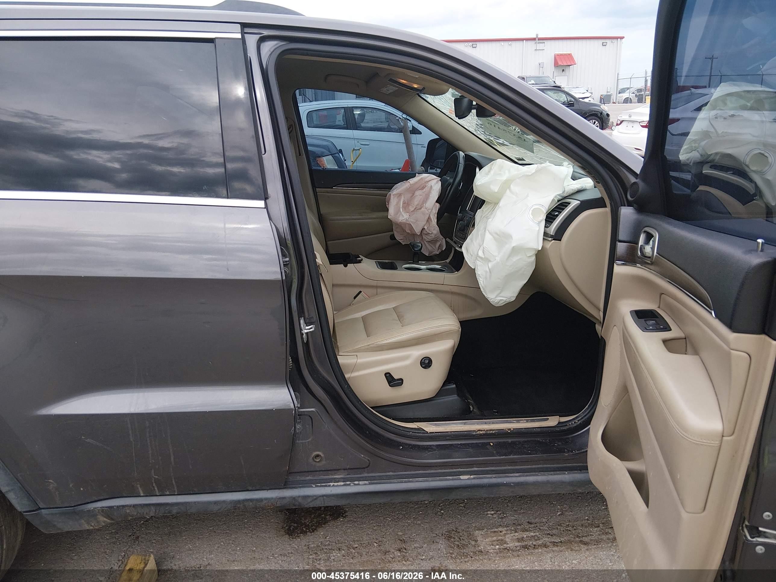 2014 Jeep Grand Cherokee Limited Gray vin: 1C4RJEBG7EC136658