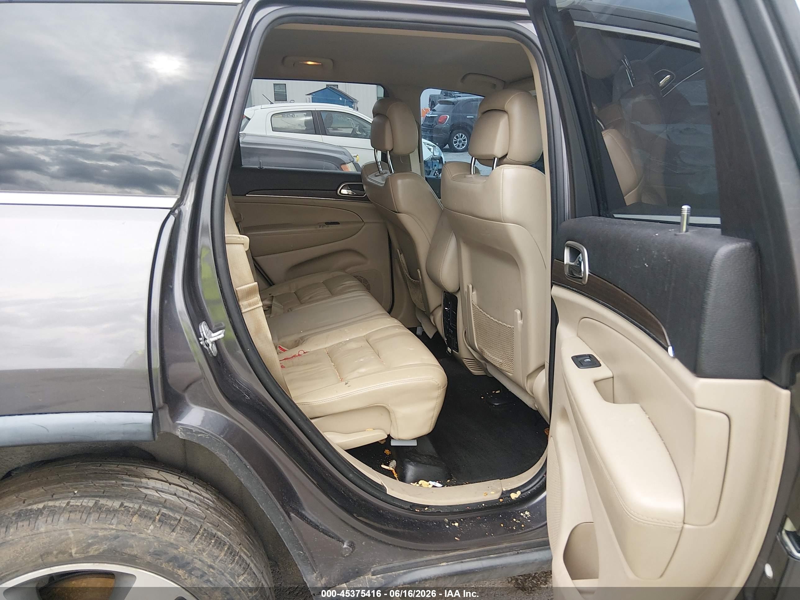 2014 Jeep Grand Cherokee Limited Gray vin: 1C4RJEBG7EC136658