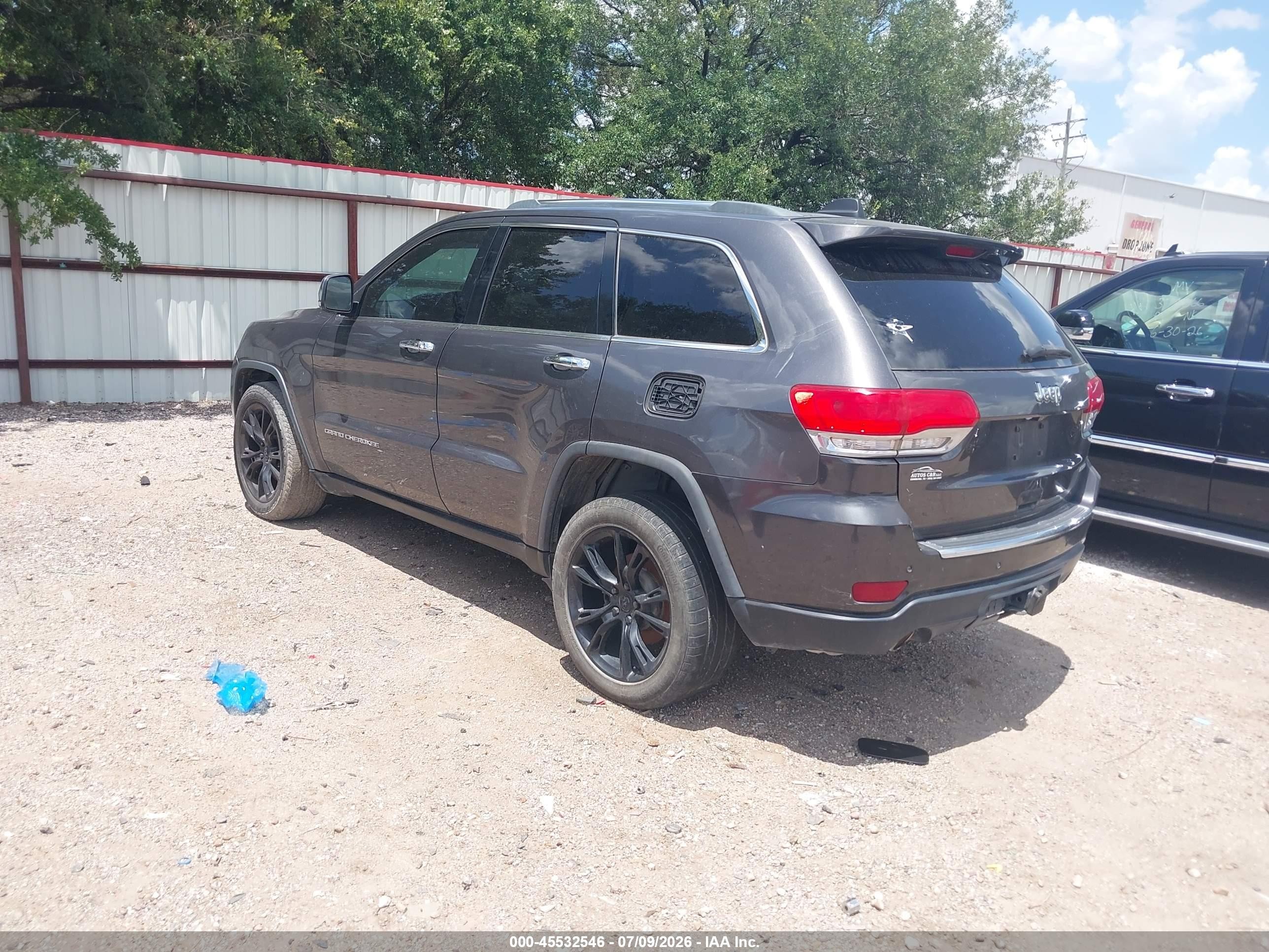 2014 Jeep Grand Cherokee Limited Gray vin: 1C4RJEBG7EC136868