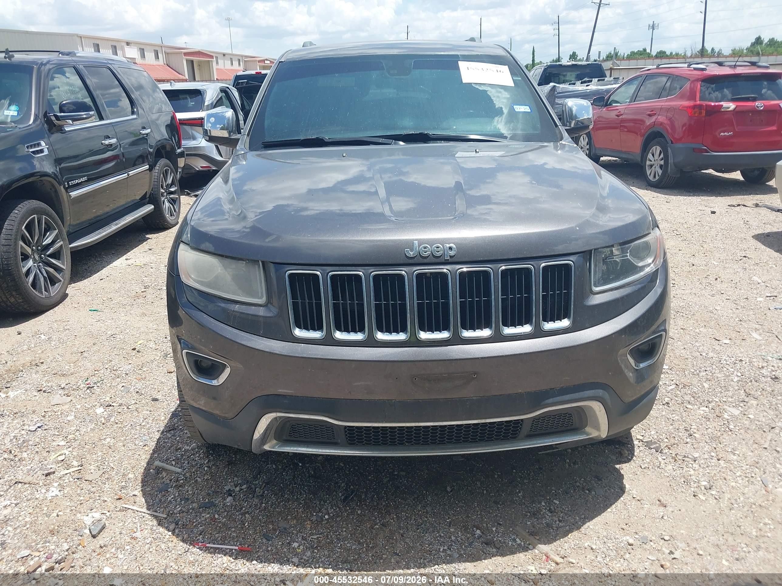 2014 Jeep Grand Cherokee Limited Gray vin: 1C4RJEBG7EC136868