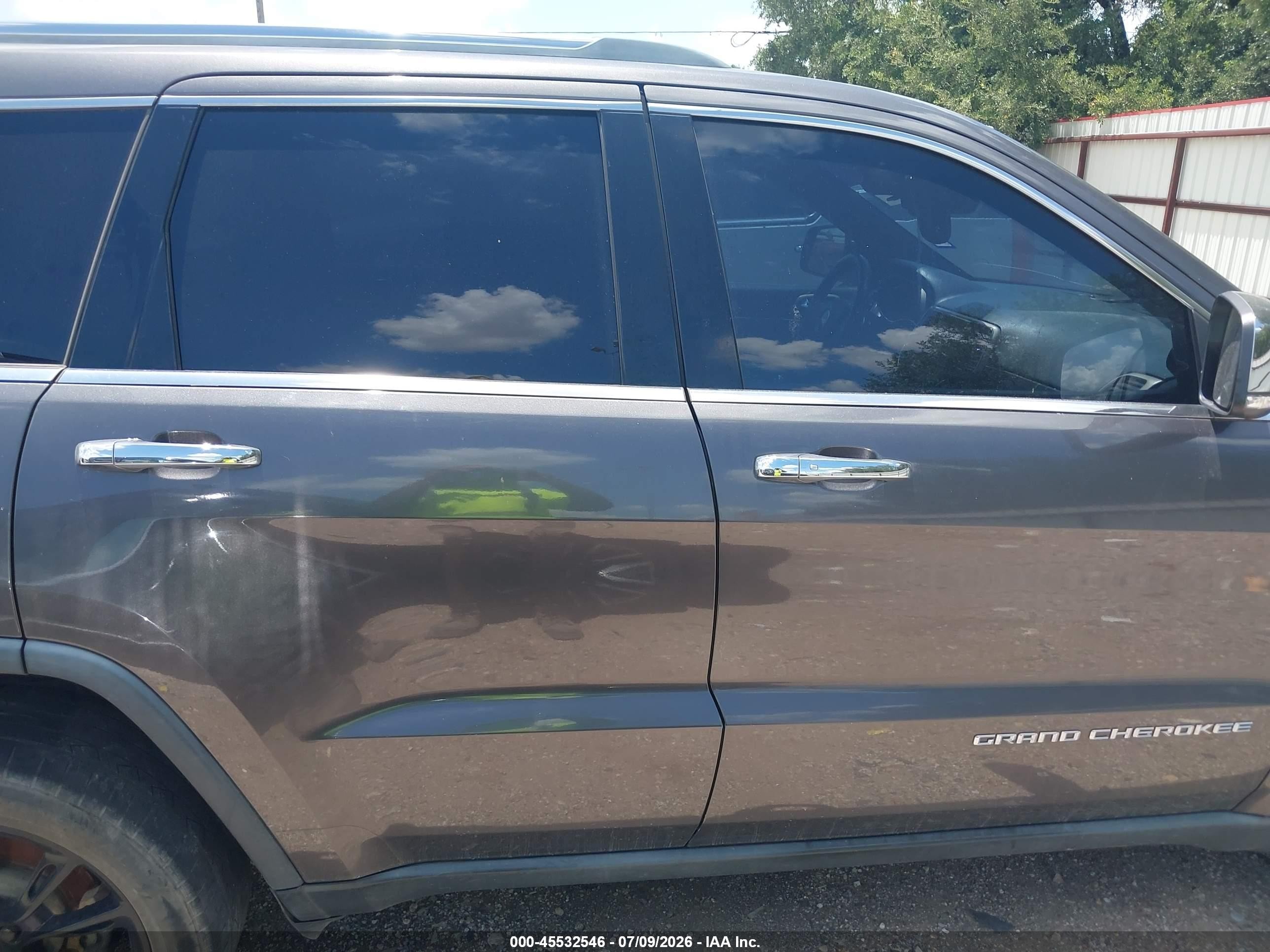 2014 Jeep Grand Cherokee Limited Gray vin: 1C4RJEBG7EC136868