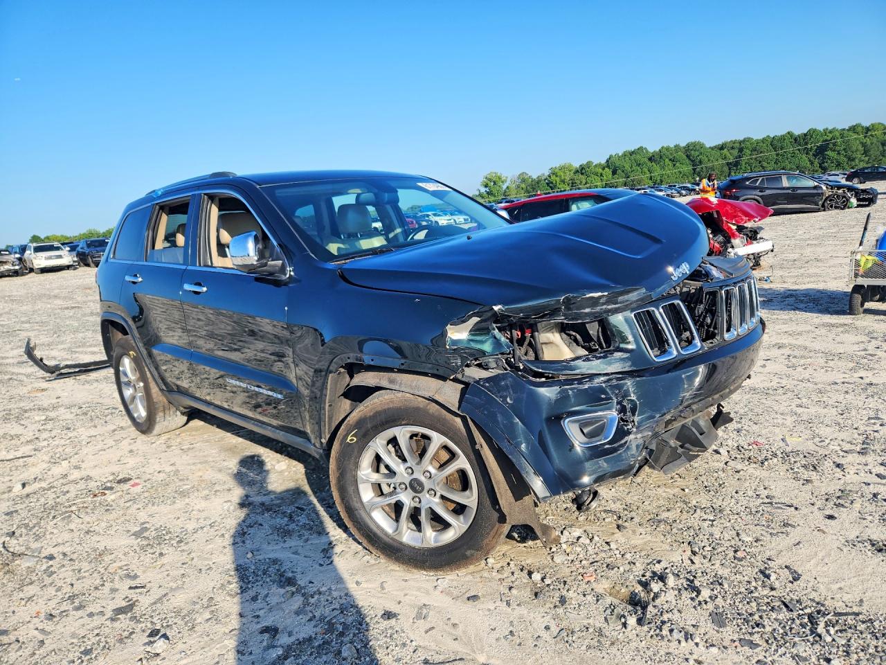 2014 Jeep Grand Cherokee Limited Black vin: 1C4RJEBG7EC138572