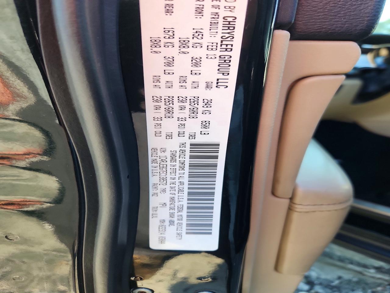 2014 Jeep Grand Cherokee Limited Black vin: 1C4RJEBG7EC138572