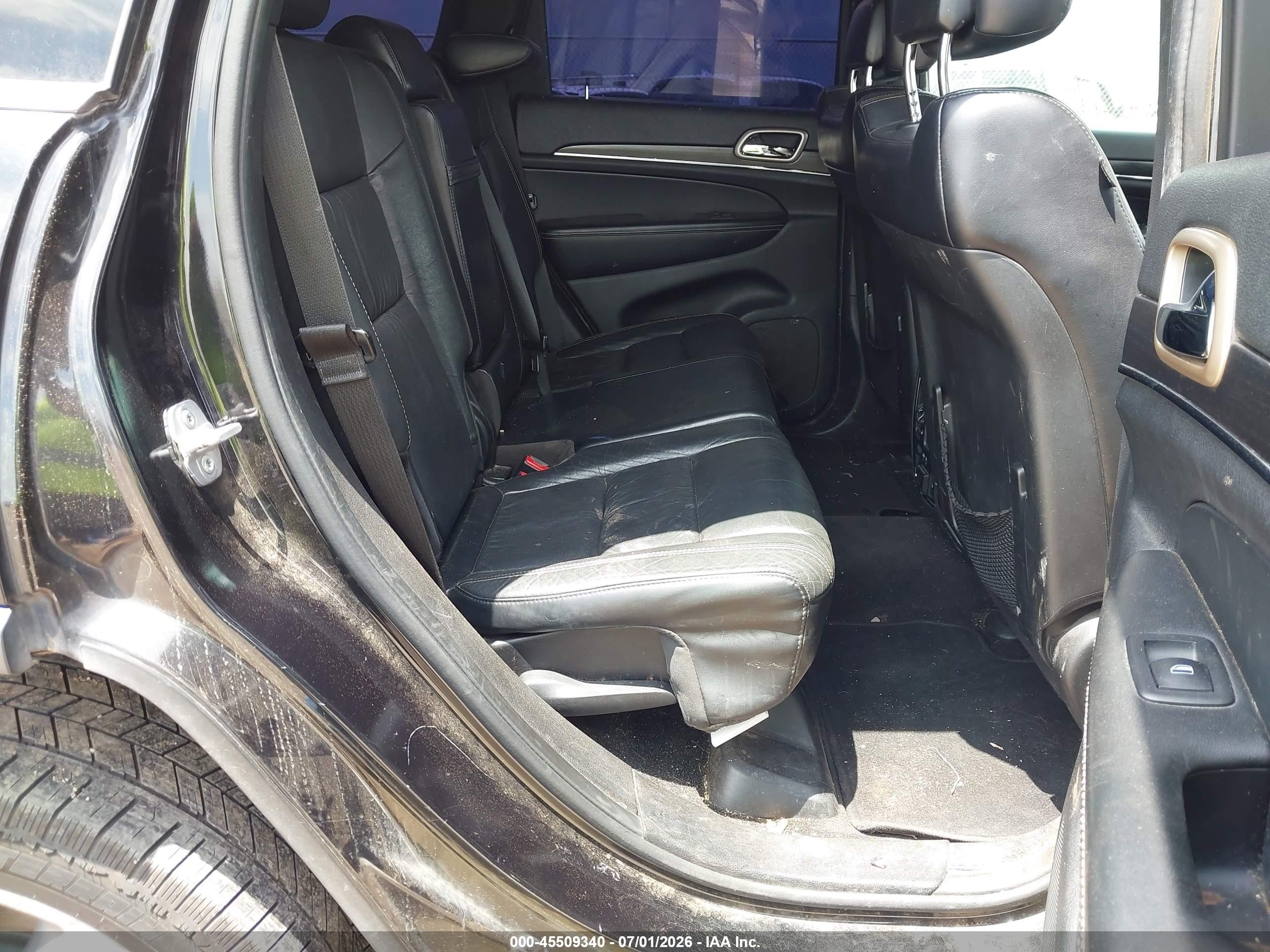 2014 Jeep Grand Cherokee Limited Black vin: 1C4RJEBG7EC197847