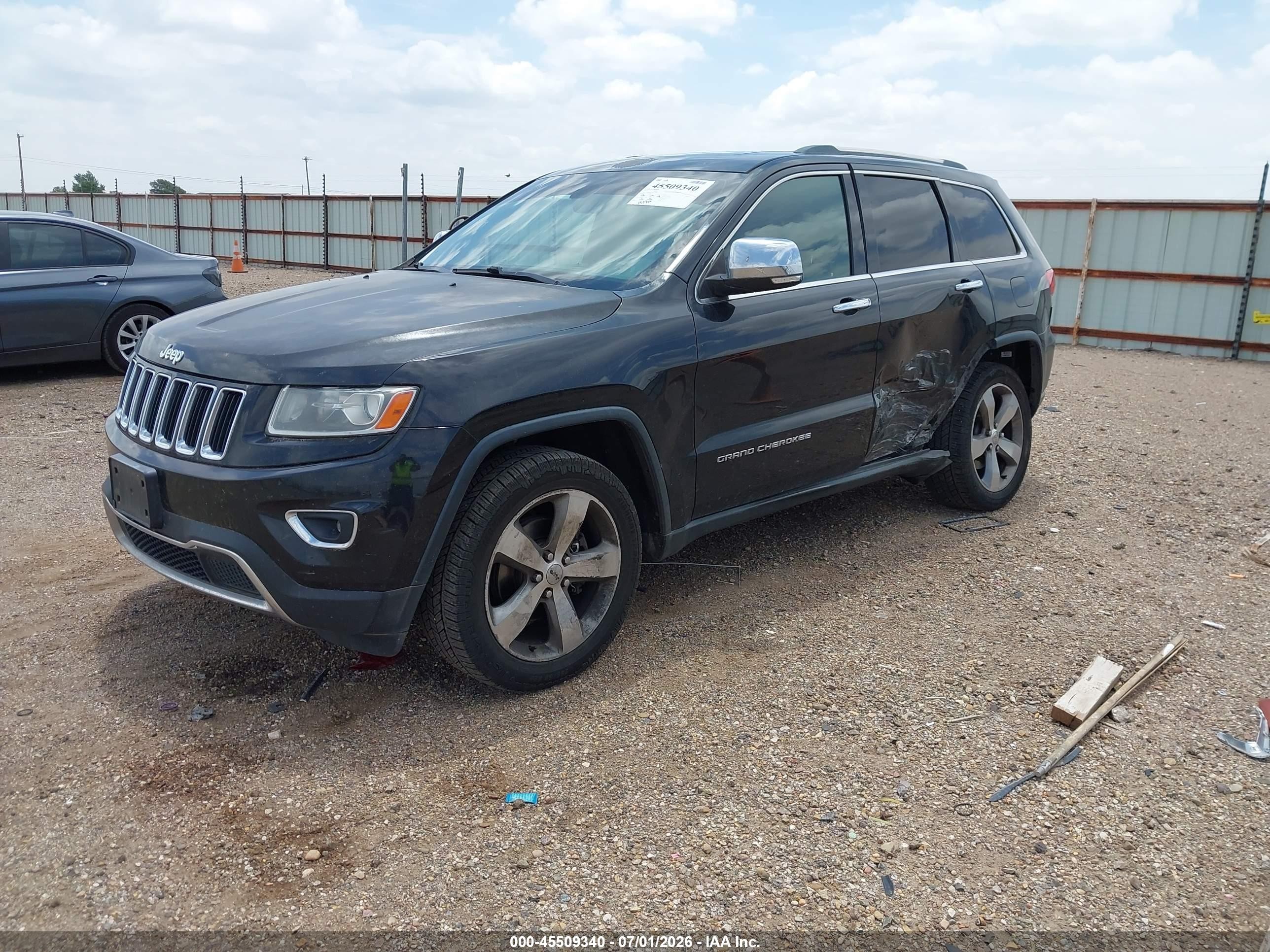 2014 Jeep Grand Cherokee Limited Black vin: 1C4RJEBG7EC197847