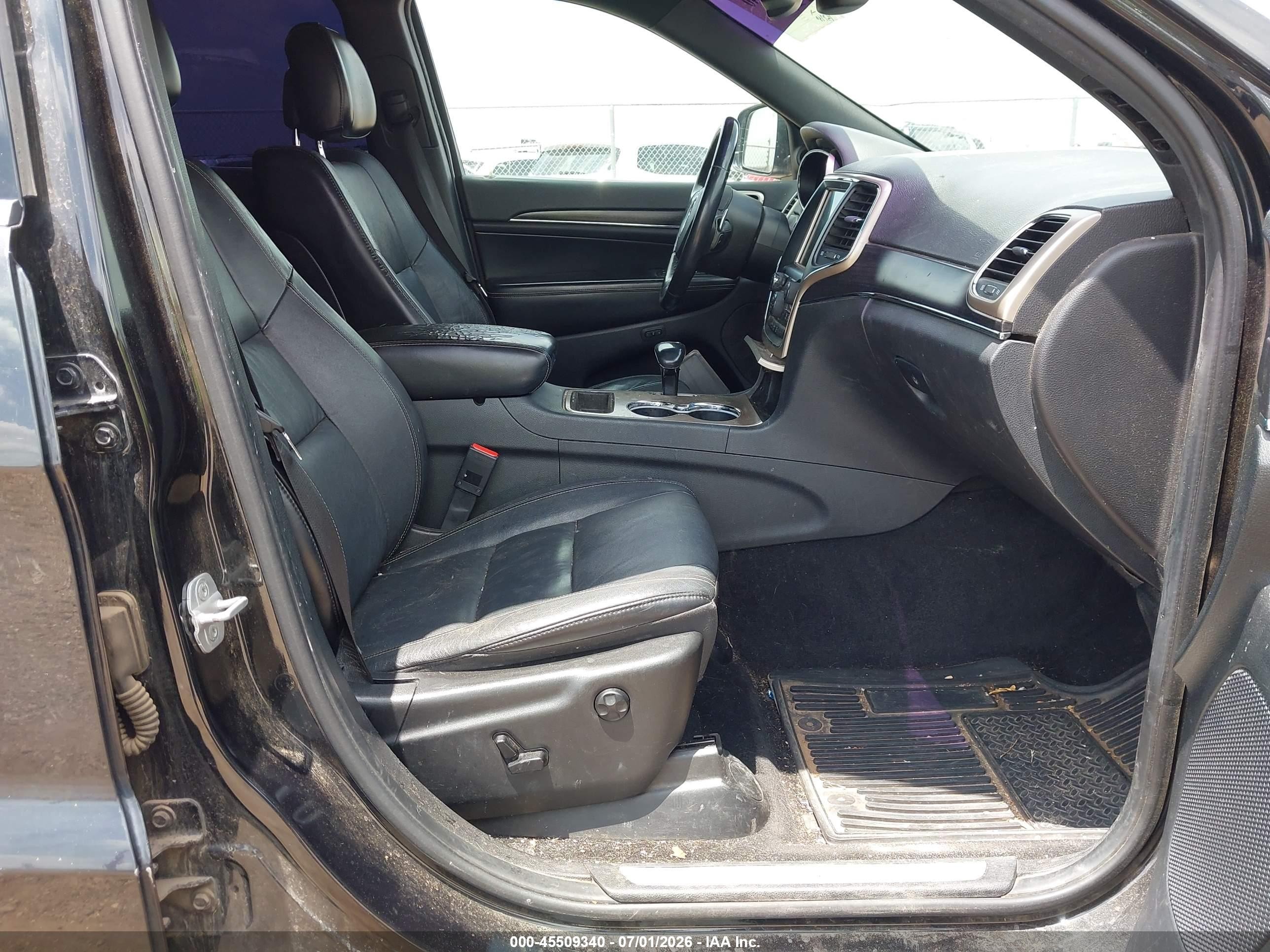 2014 Jeep Grand Cherokee Limited Black vin: 1C4RJEBG7EC197847