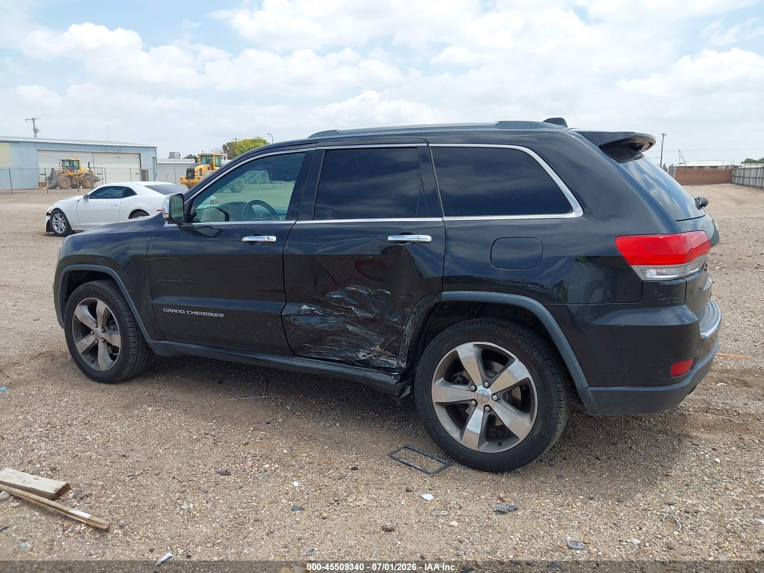 2014 Jeep Grand Cherokee Limited Black vin: 1C4RJEBG7EC197847