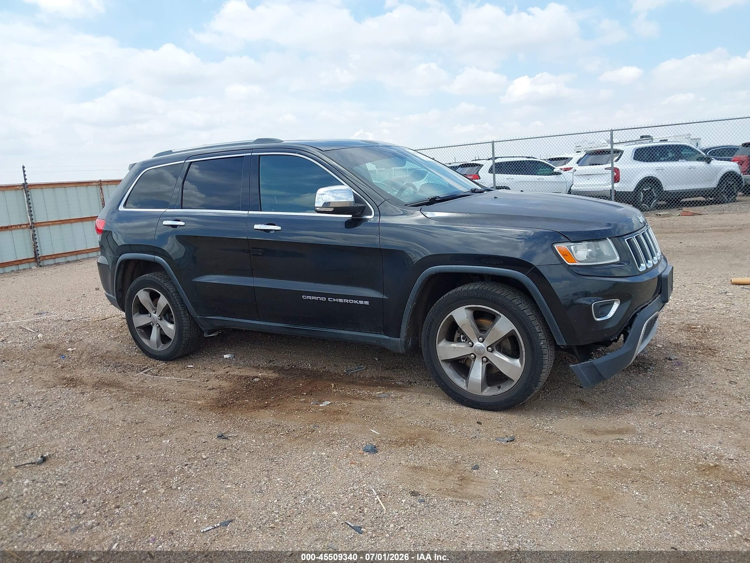 2014 Jeep Grand Cherokee Limited Black vin: 1C4RJEBG7EC197847