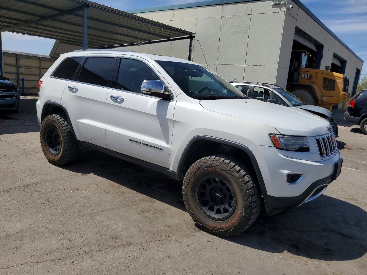 2014 Jeep Grand Cherokee Limited Белый vin: 1C4RJEBG7EC248229