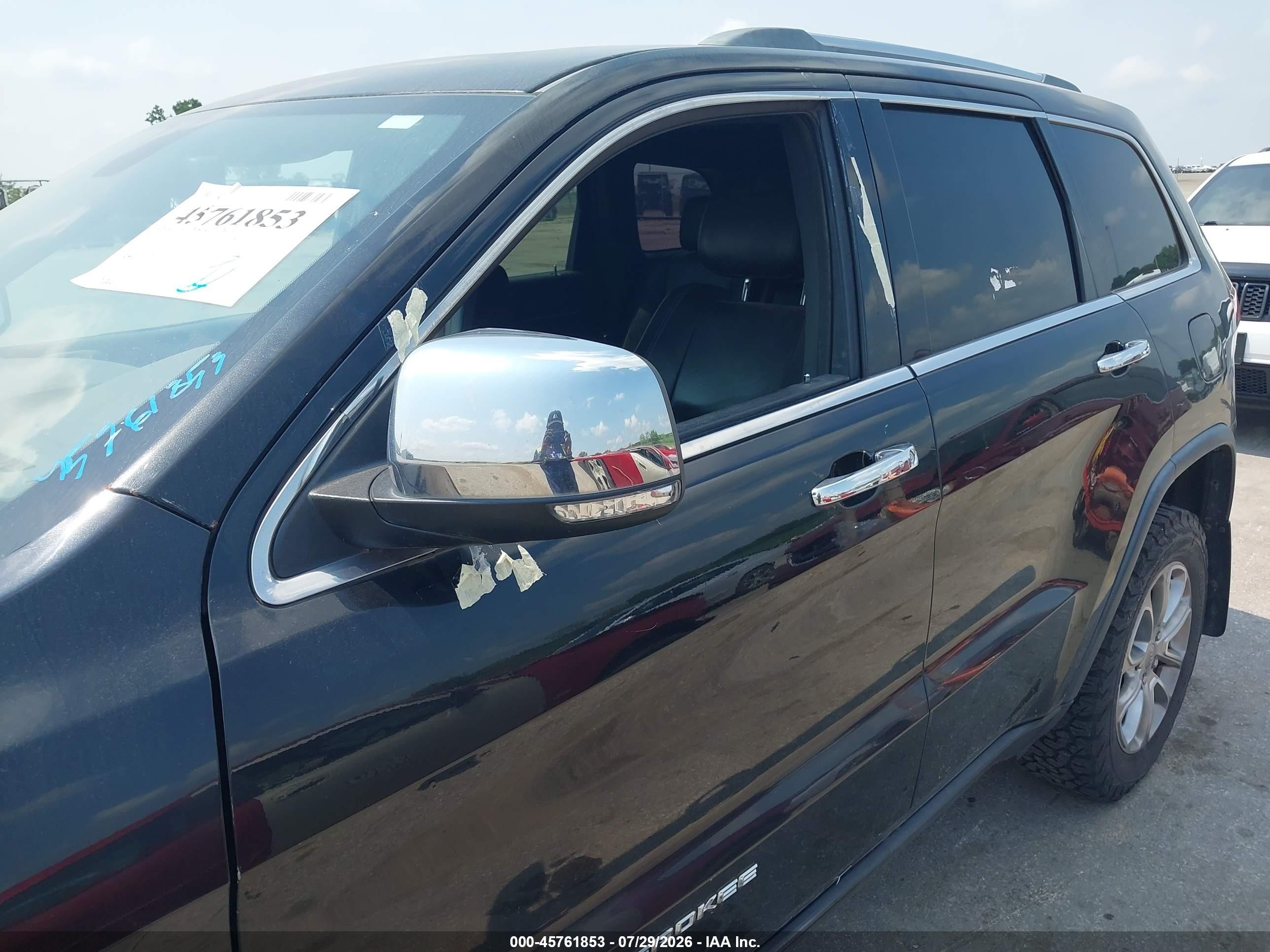 2014 Jeep Grand Cherokee Limited Black vin: 1C4RJEBG7EC270814