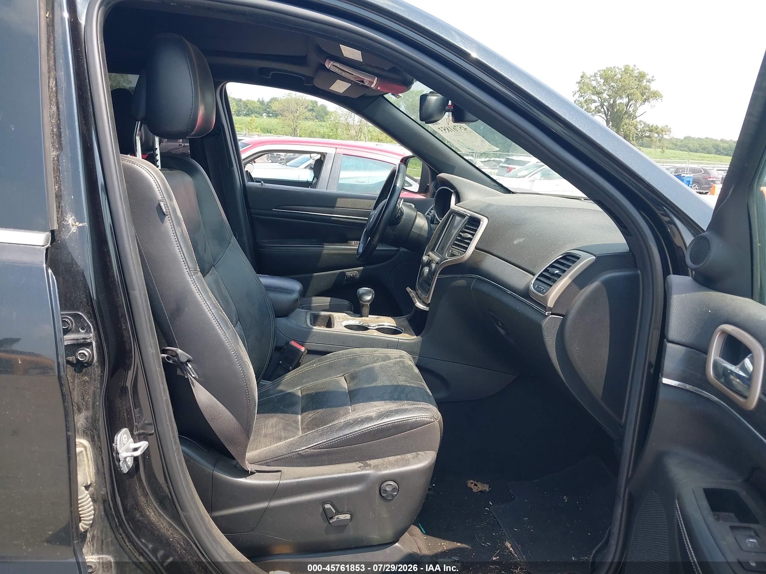 2014 Jeep Grand Cherokee Limited Black vin: 1C4RJEBG7EC270814