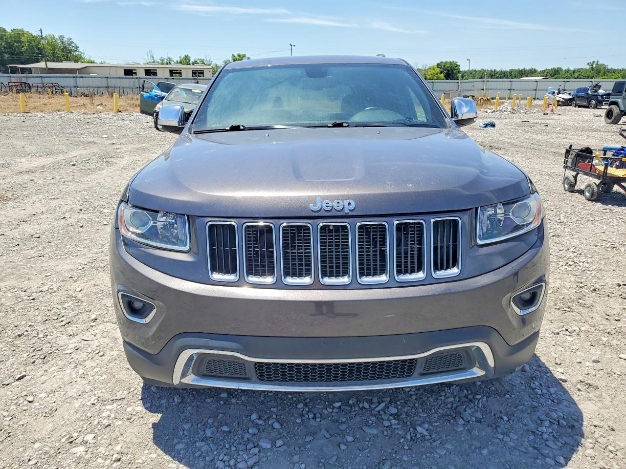 2014 Jeep Grand Cherokee Limited Gray vin: 1C4RJEBG7EC432876