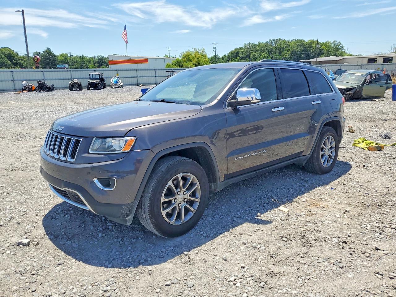 2014 Jeep Grand Cherokee Limited Gray vin: 1C4RJEBG7EC432876