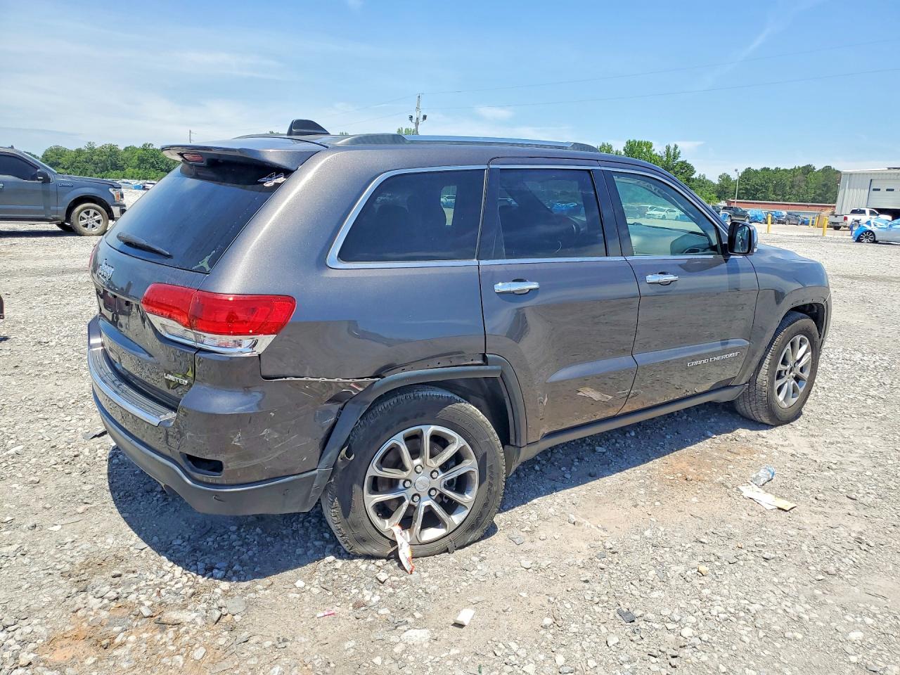 2014 Jeep Grand Cherokee Limited Gray vin: 1C4RJEBG7EC432876