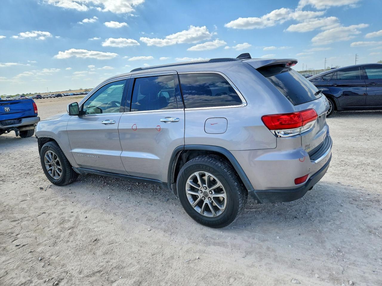 2014 Jeep Grand Cherokee Limited Silver vin: 1C4RJEBG7EC436877