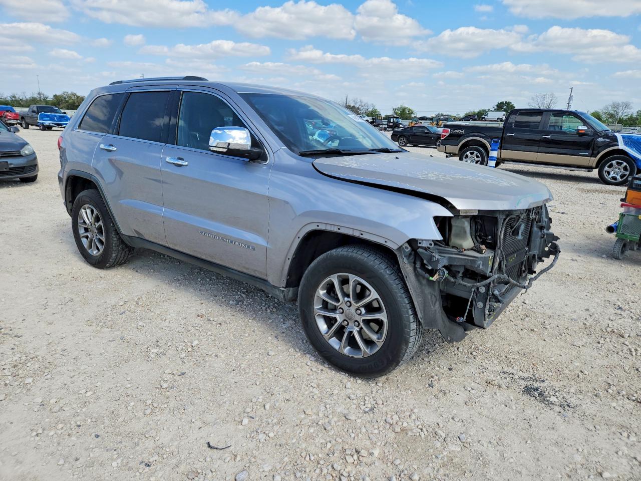 2014 Jeep Grand Cherokee Limited Silver vin: 1C4RJEBG7EC436877
