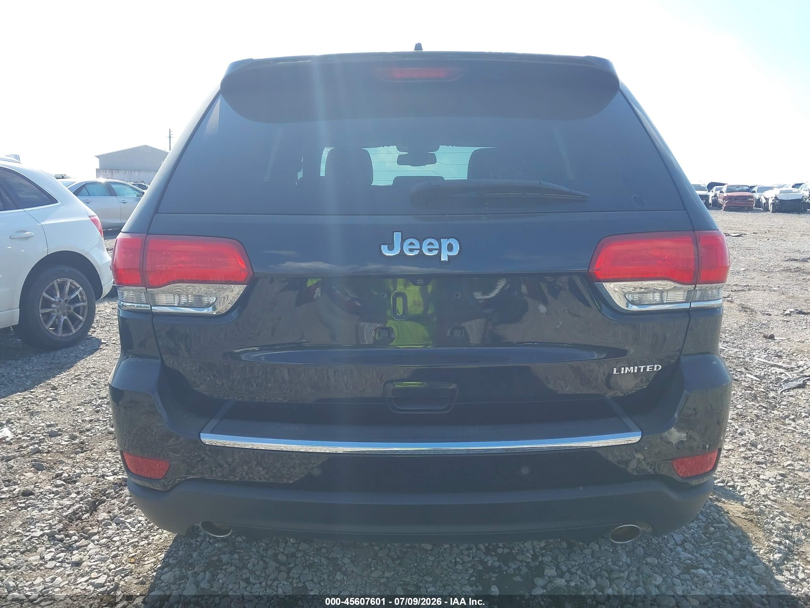 2014 Jeep Grand Cherokee Limited Черный vin: 1C4RJEBG7EC573916