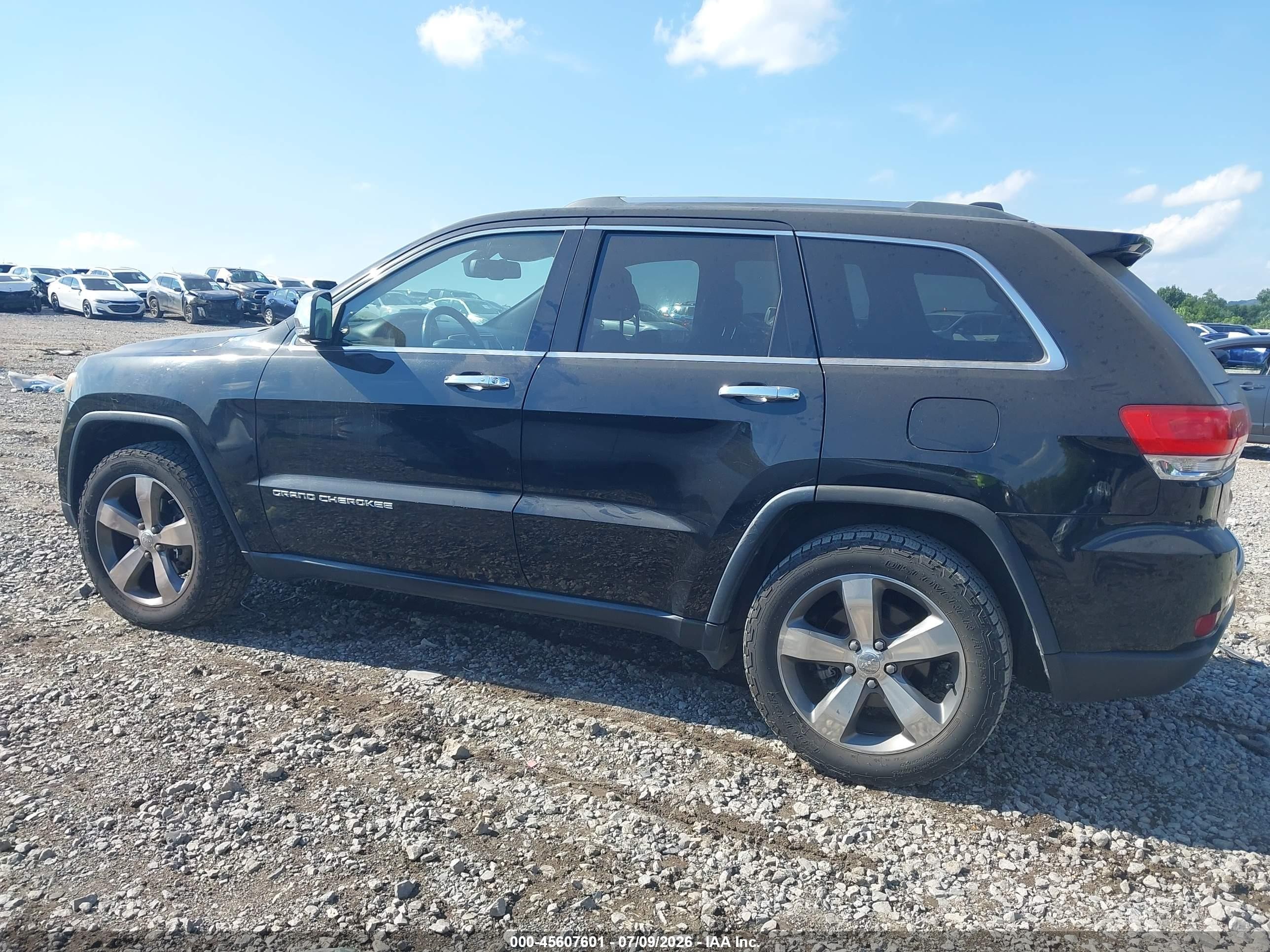 2014 Jeep Grand Cherokee Limited Черный vin: 1C4RJEBG7EC573916