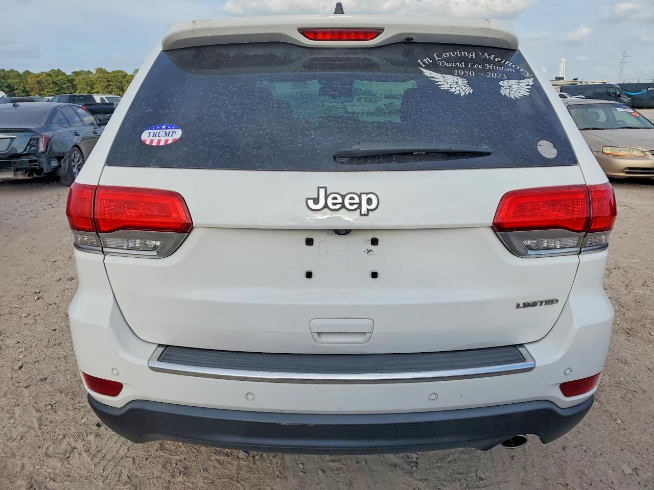 2015 Jeep Grand Cherokee Limited White vin: 1C4RJEBG7FC113415