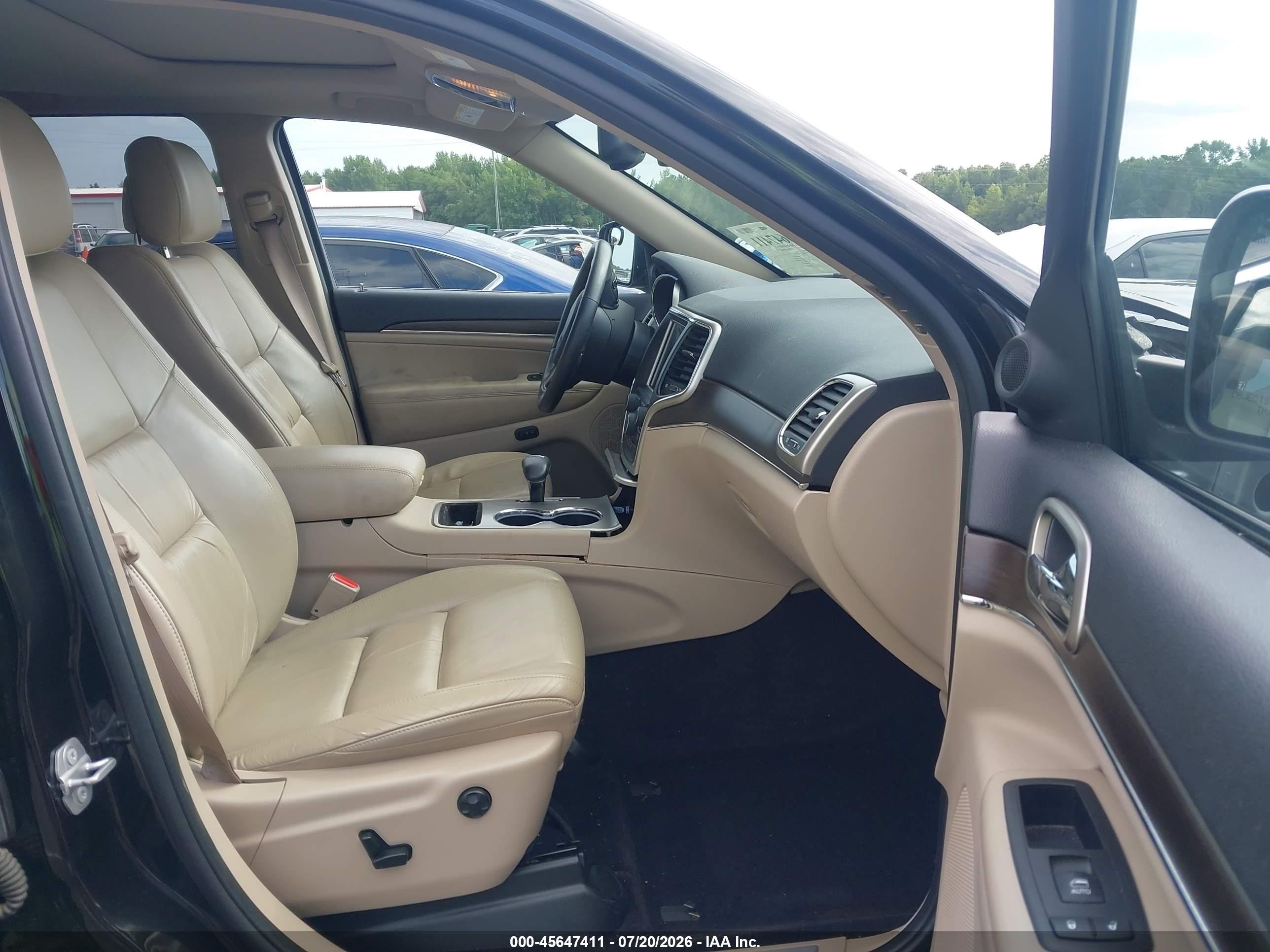 2015 Jeep Grand Cherokee Limited Black vin: 1C4RJEBG7FC174926