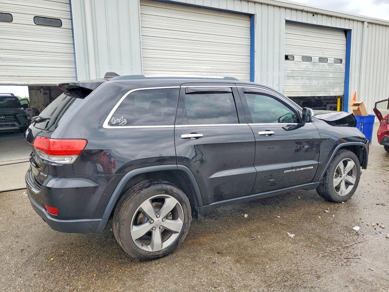 2015 Jeep Grand Cherokee Limited Black vin: 1C4RJEBG7FC175073
