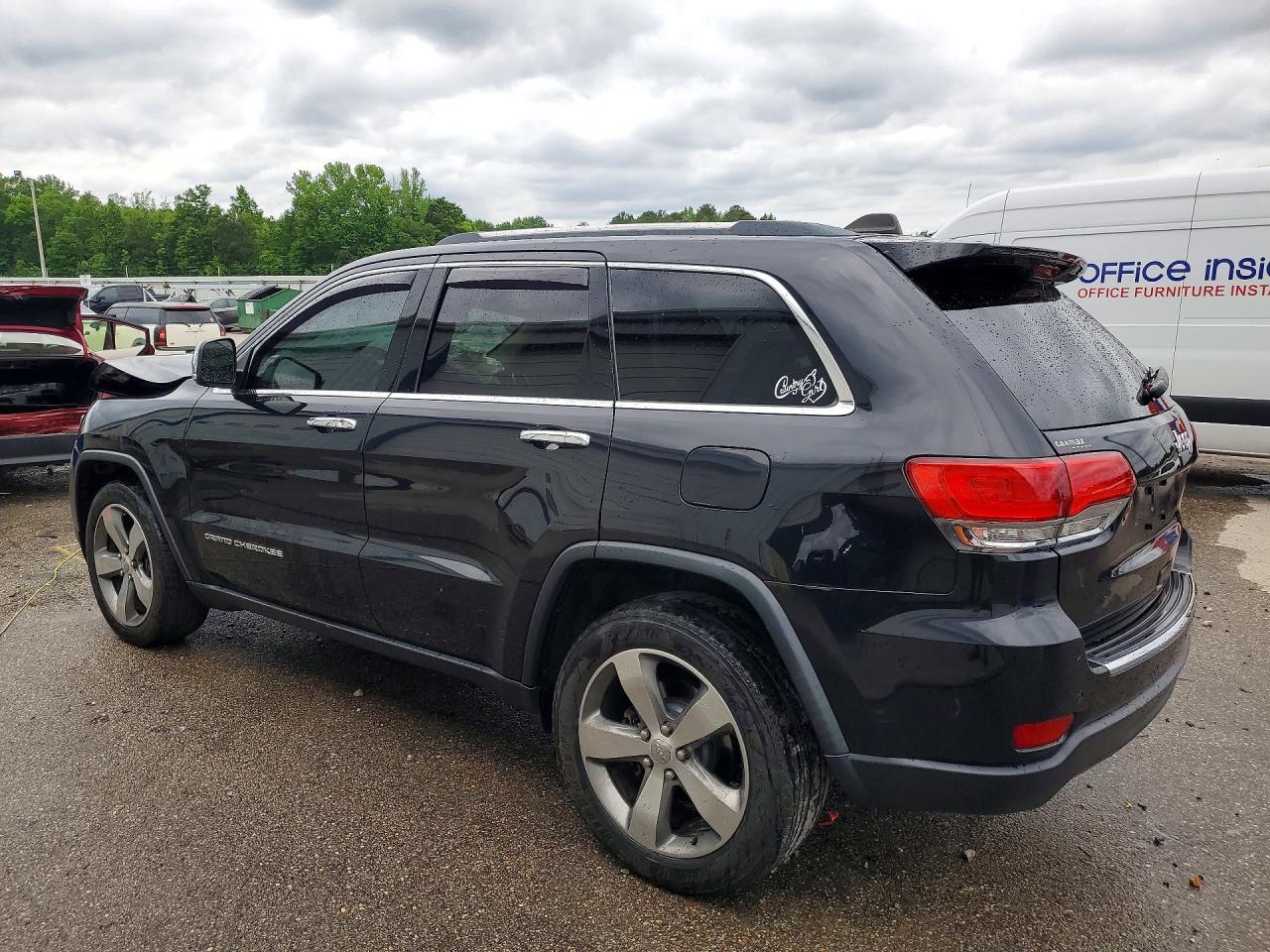 2015 Jeep Grand Cherokee Limited Black vin: 1C4RJEBG7FC175073