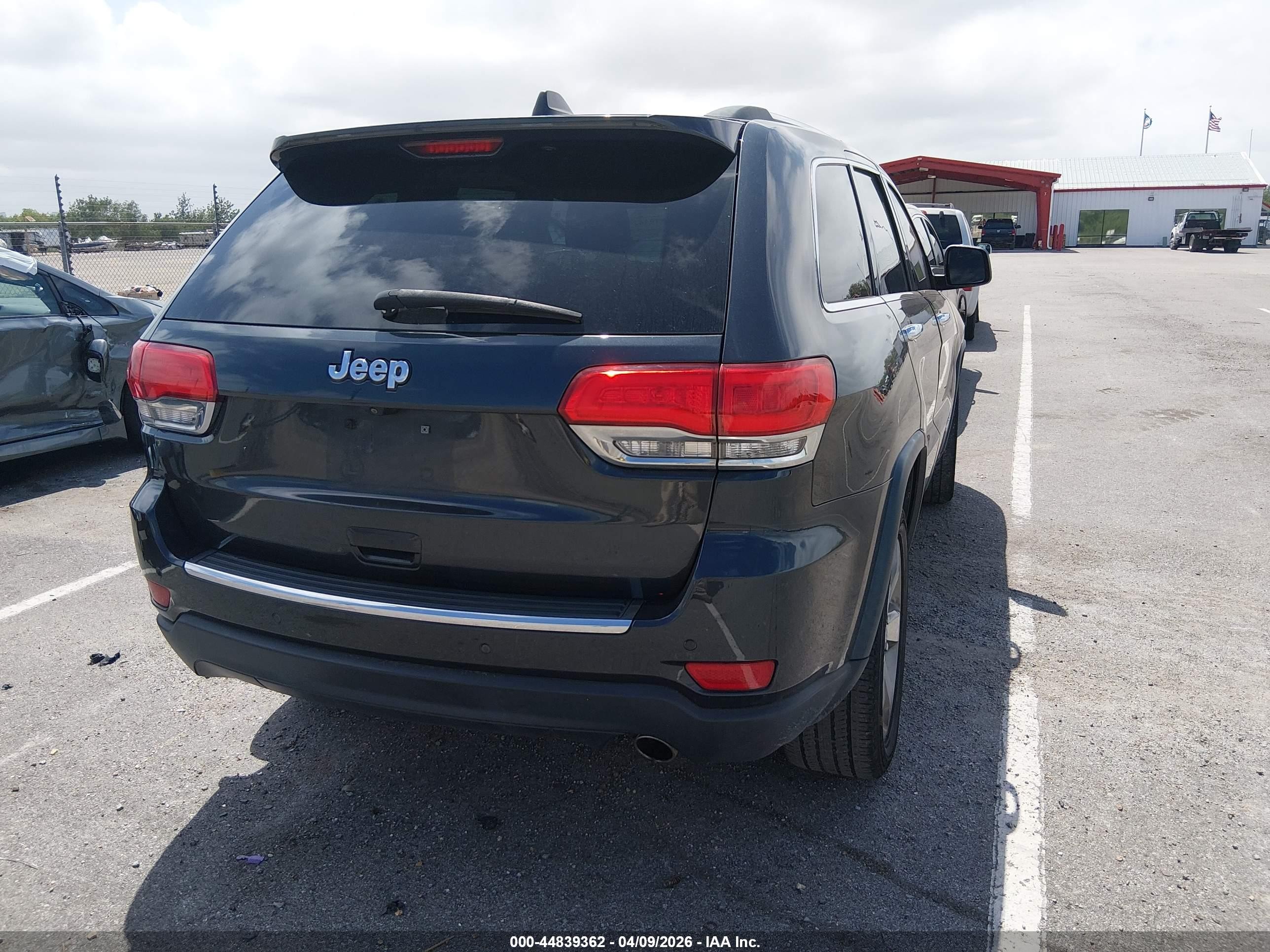 2015 Jeep Grand Cherokee Limited Gray vin: 1C4RJEBG7FC220271