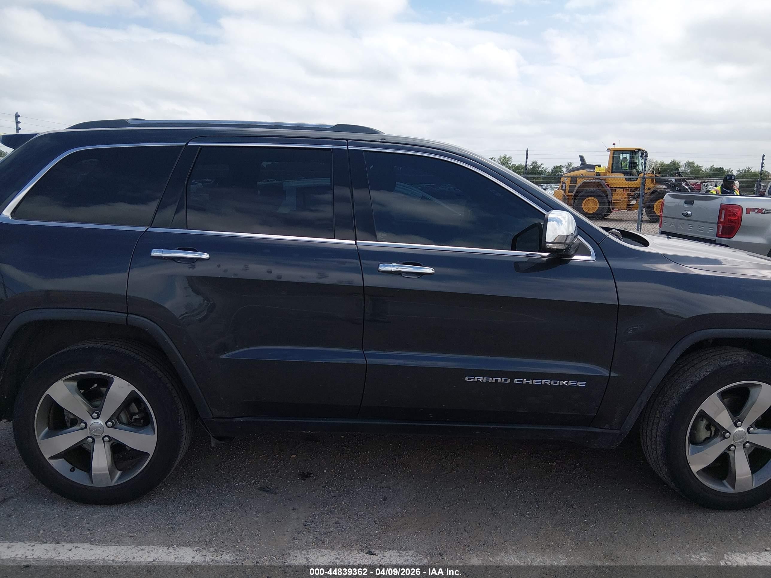 2015 Jeep Grand Cherokee Limited Gray vin: 1C4RJEBG7FC220271